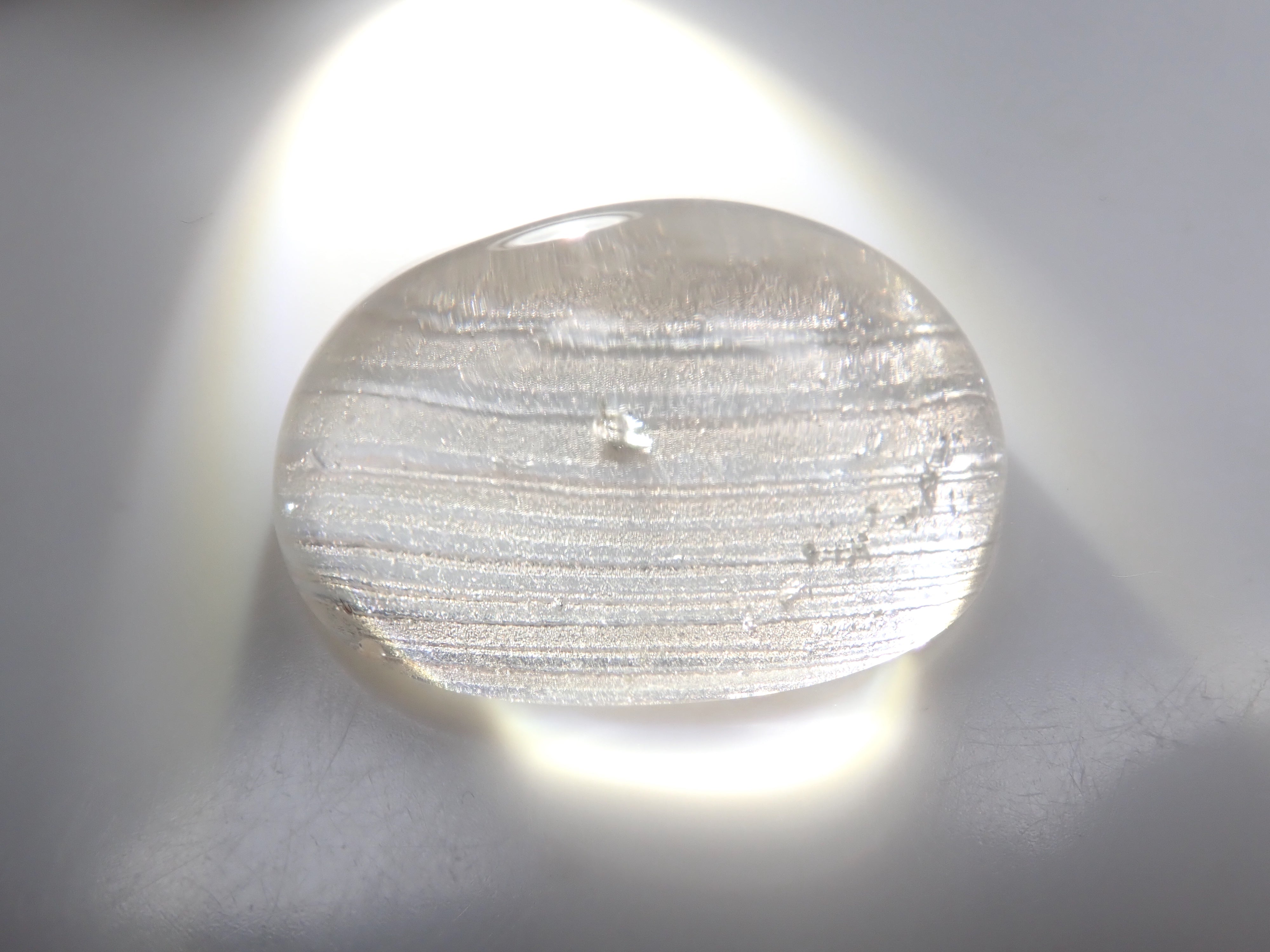 【11/15 22時販売開始】《限定9石》ストライプ水晶1石ルース(ロッククリスタル,平均26ct)《複数購入割引有》