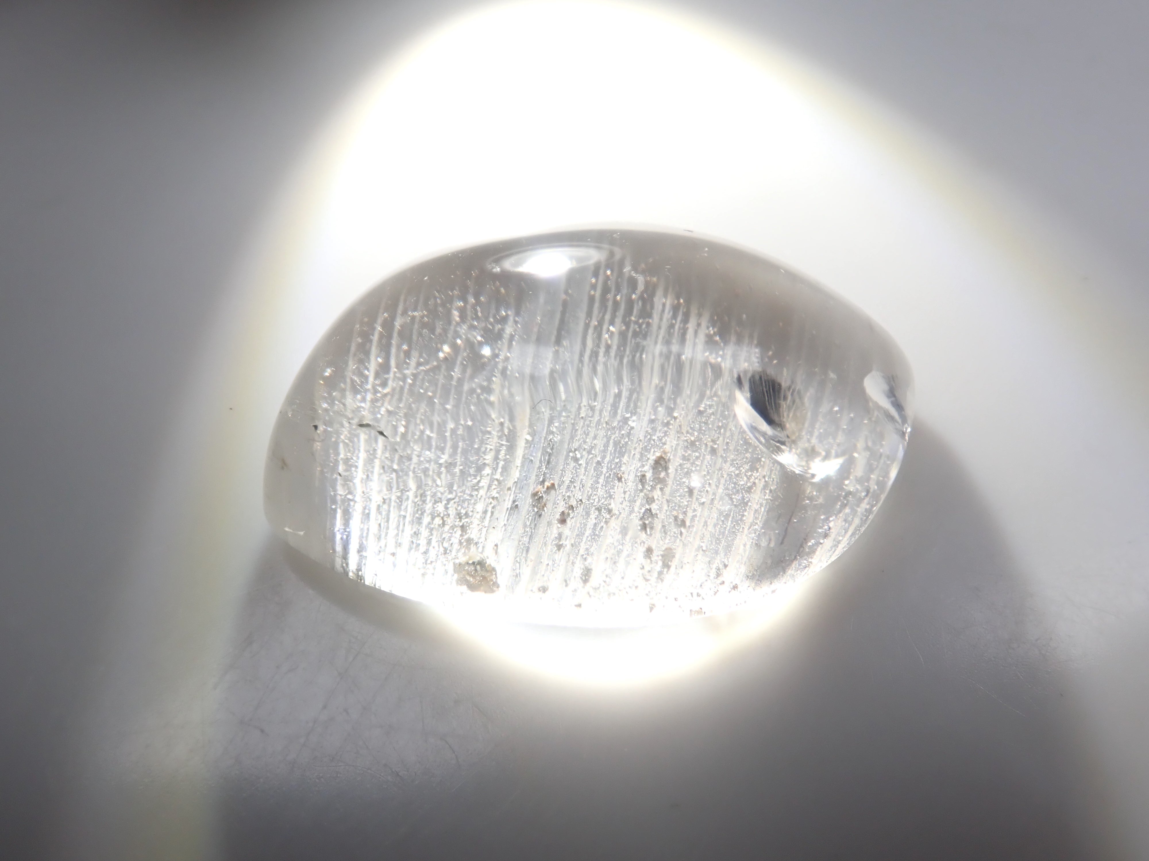 【11/15 22時販売開始】《限定9石》ストライプ水晶1石ルース(ロッククリスタル,平均26ct)《複数購入割引有》