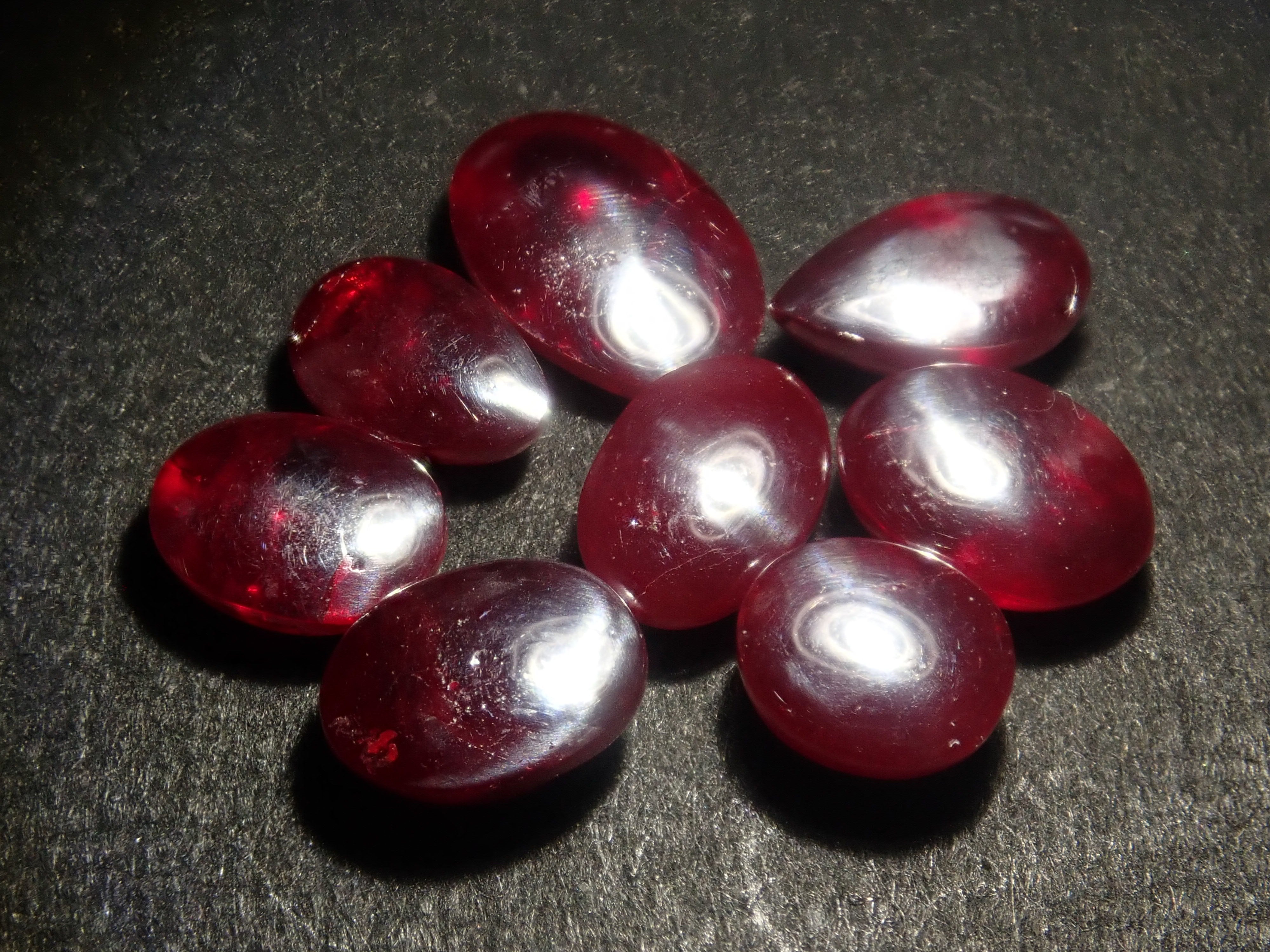 【11/16 22時販売】《限定9石》訳あり・辰砂(シンシャ)ガチャ💎 中国産シンシャ1石ルース(平均0.90ct,ファセット1石入り,全石鑑別書付き〉《複数購入割引あり》