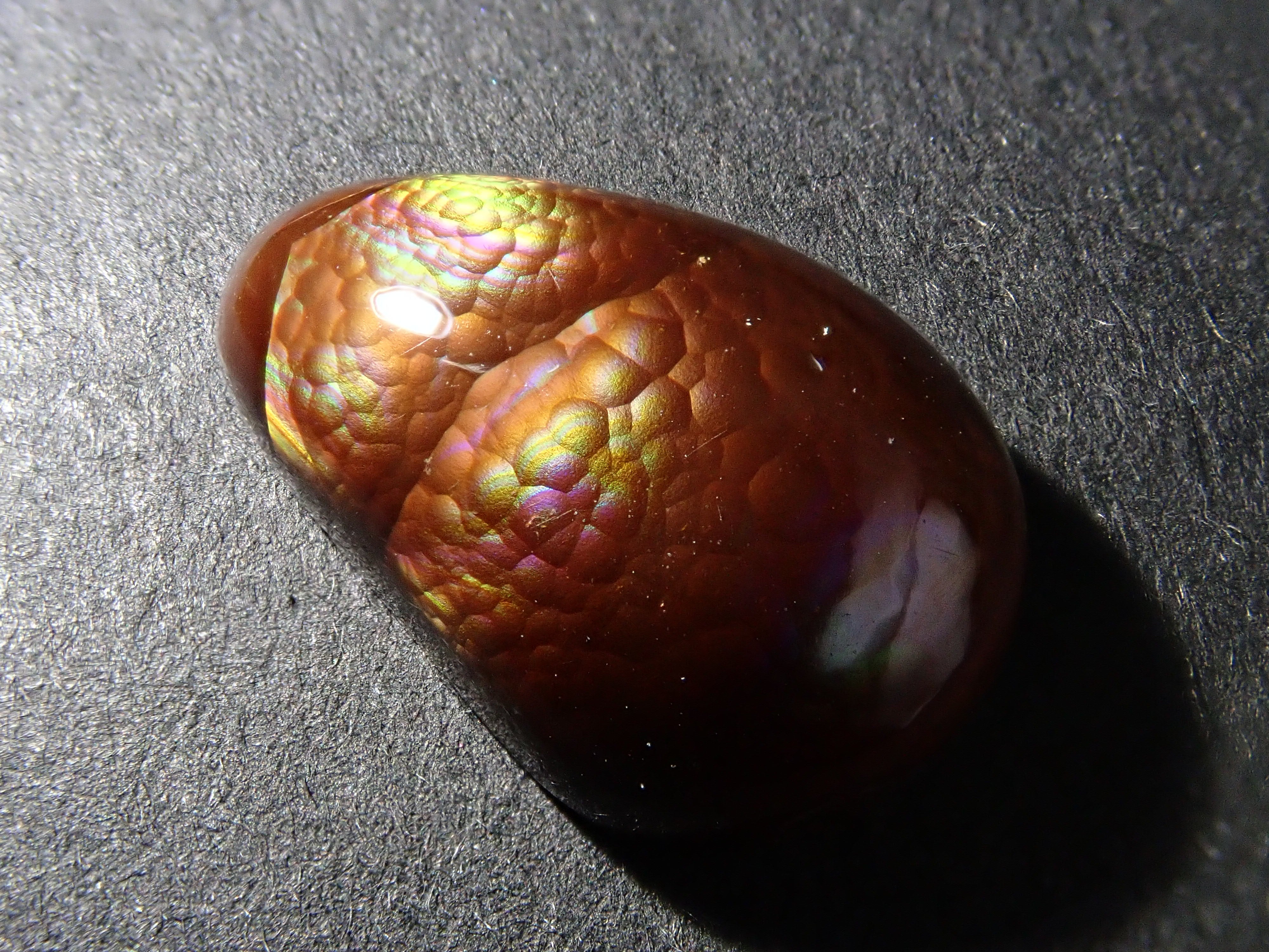 【12/6 22時販売】メキシコ産ファイアーアゲート 8.033ctルース