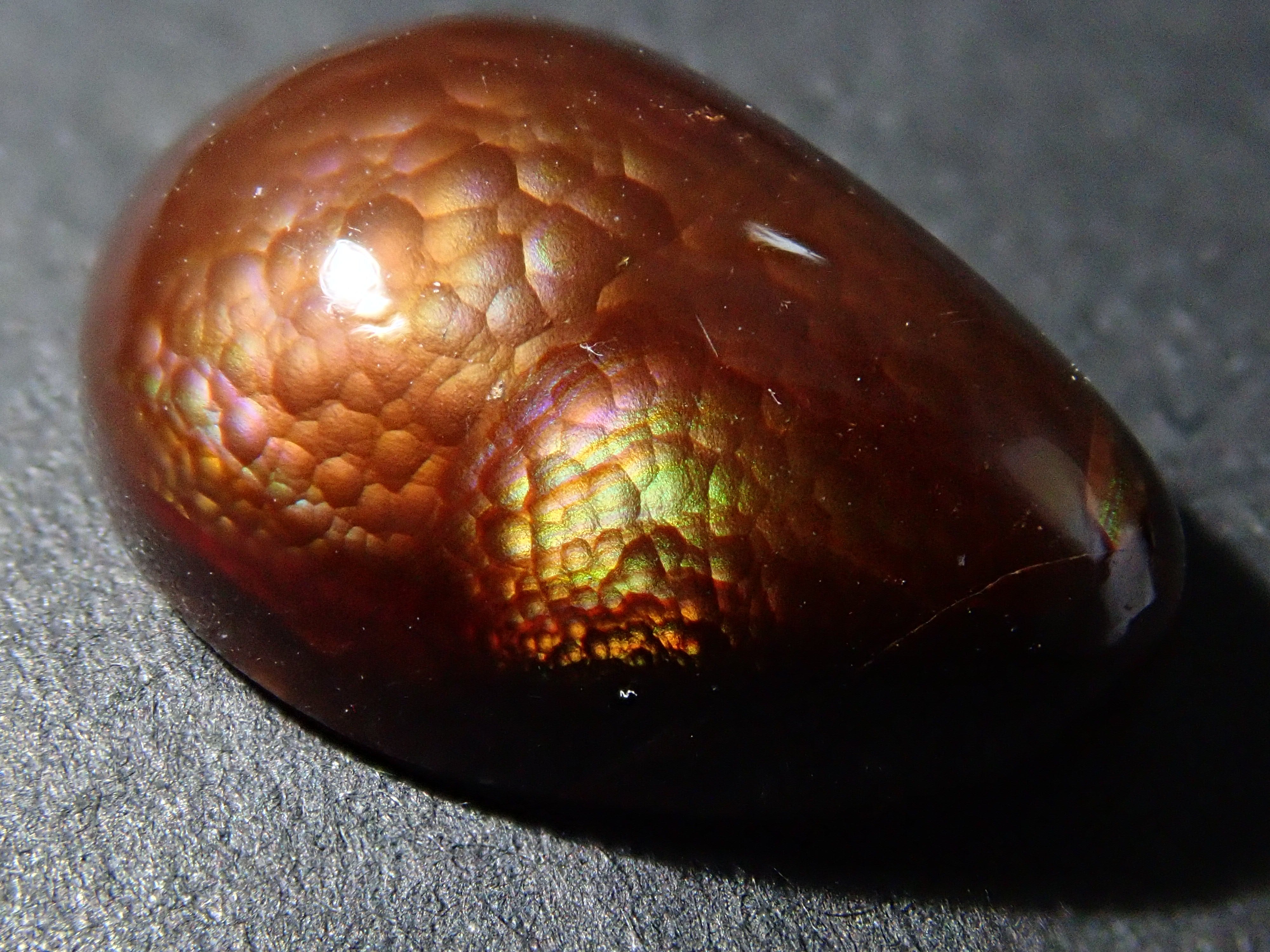 【12/25 22時販売】メキシコ産ファイアーアゲート 8.033ctルース