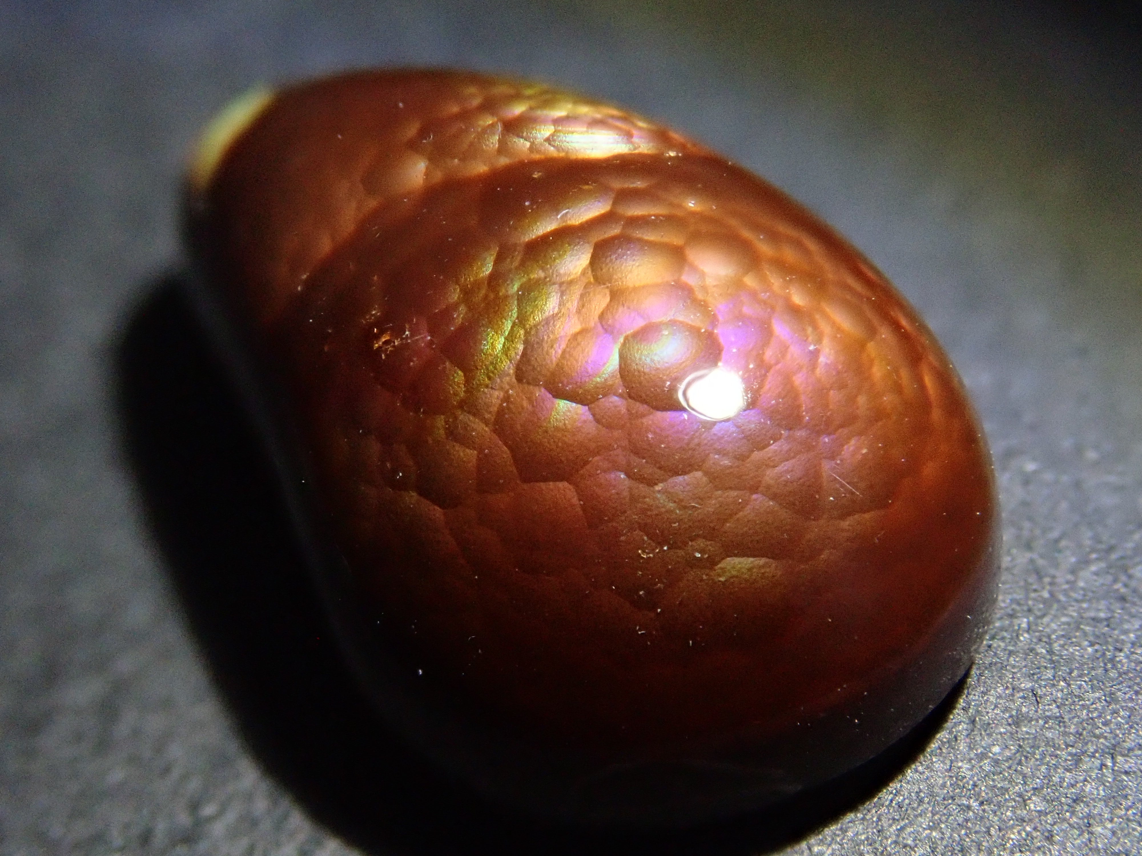 【12/25 22時販売】メキシコ産ファイアーアゲート 8.033ctルース