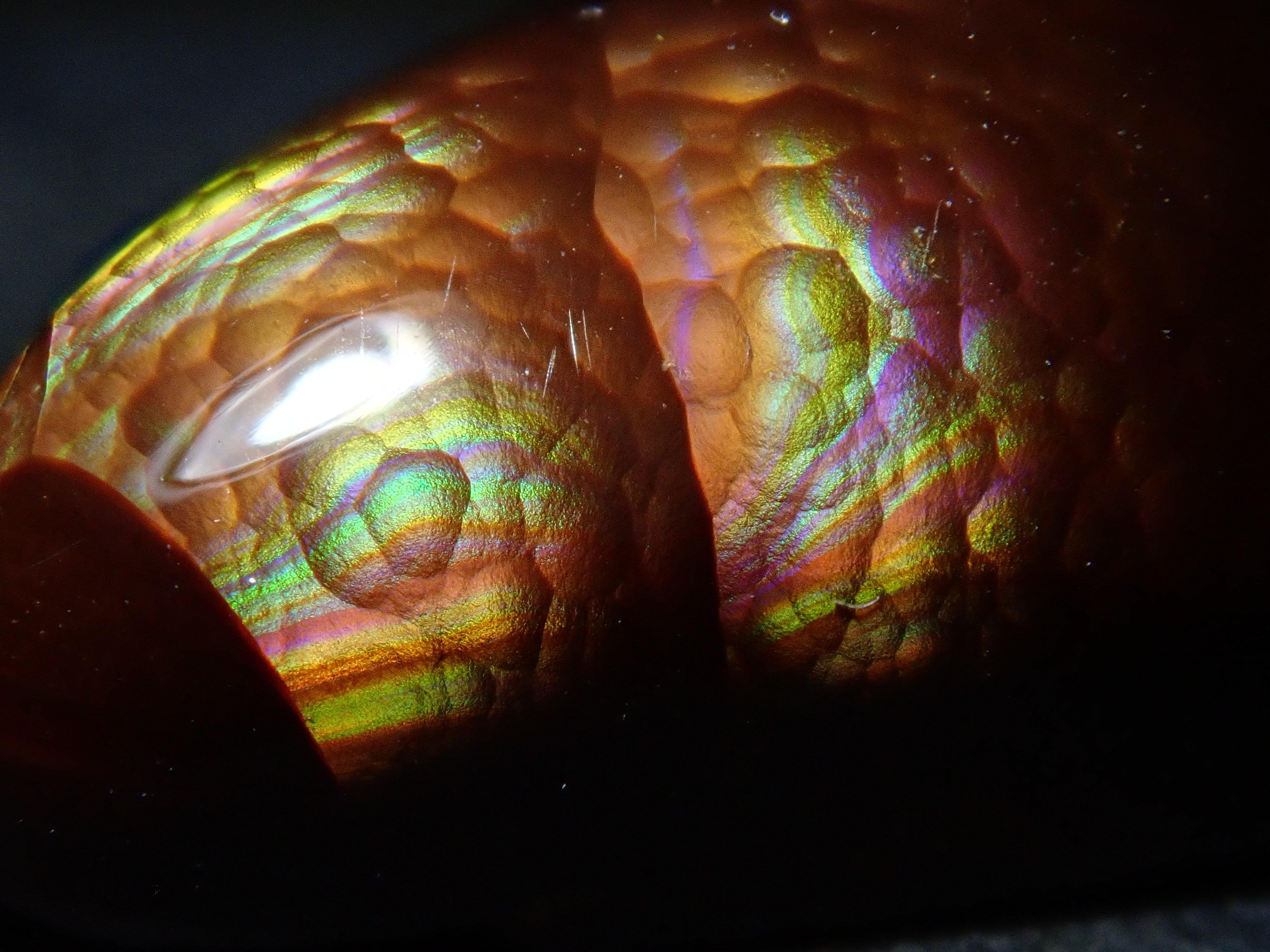 【12/25 22時販売】メキシコ産ファイアーアゲート 8.033ctルース