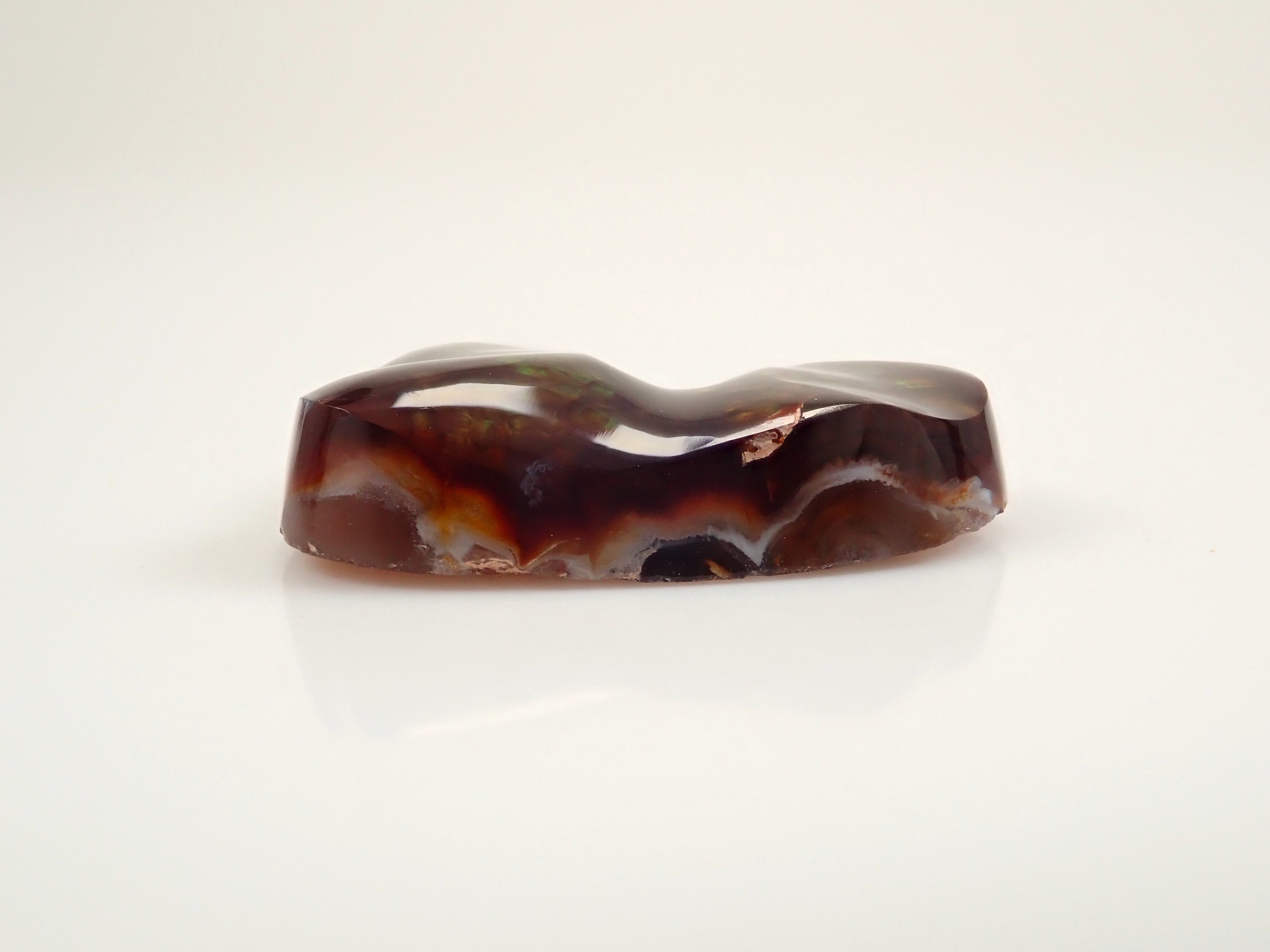 【12/6 22時販売】メキシコ産ファイアーアゲート 14.193ctルース