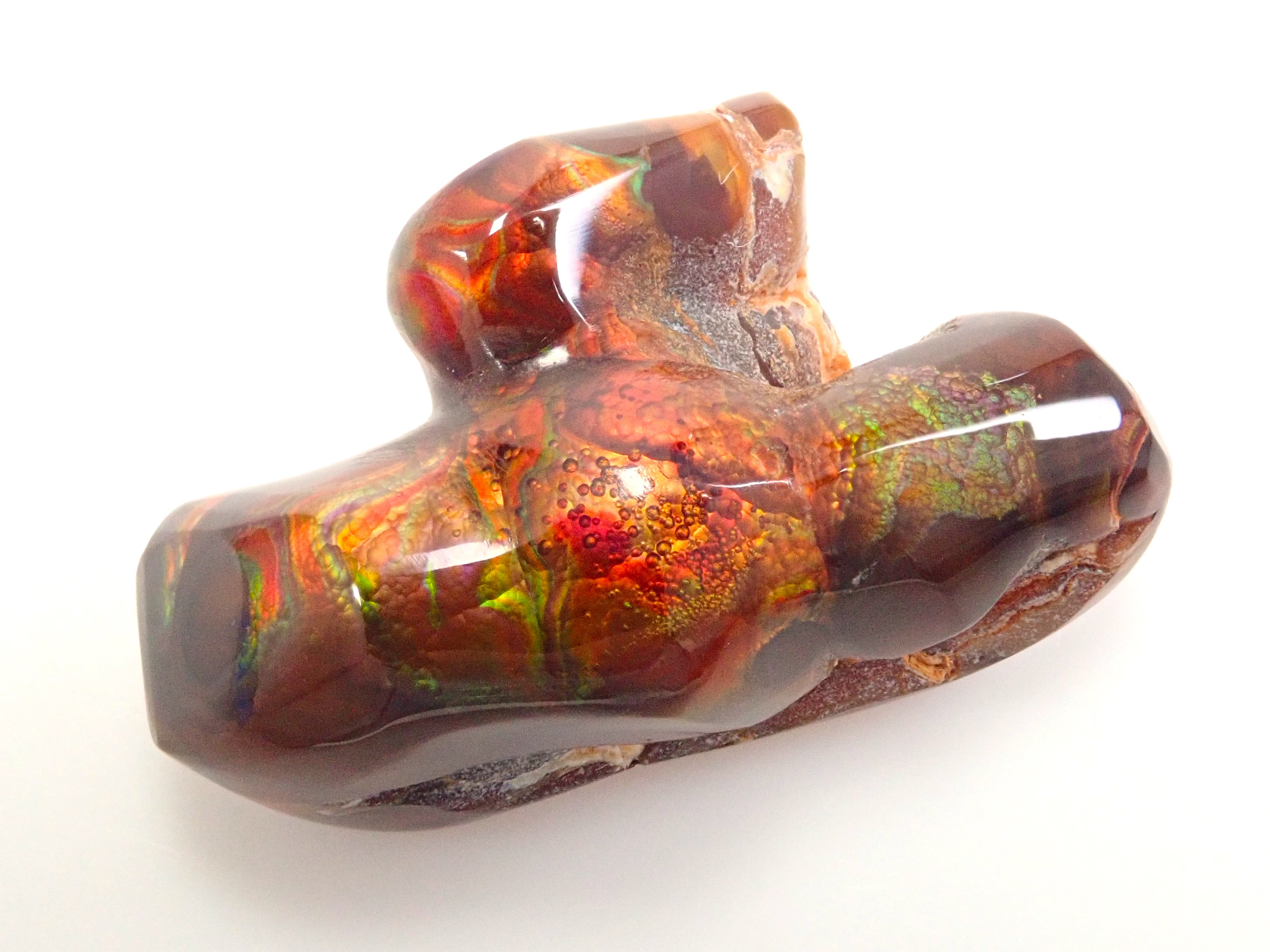 メキシコ産ファイアーアゲート 17.936ctルース