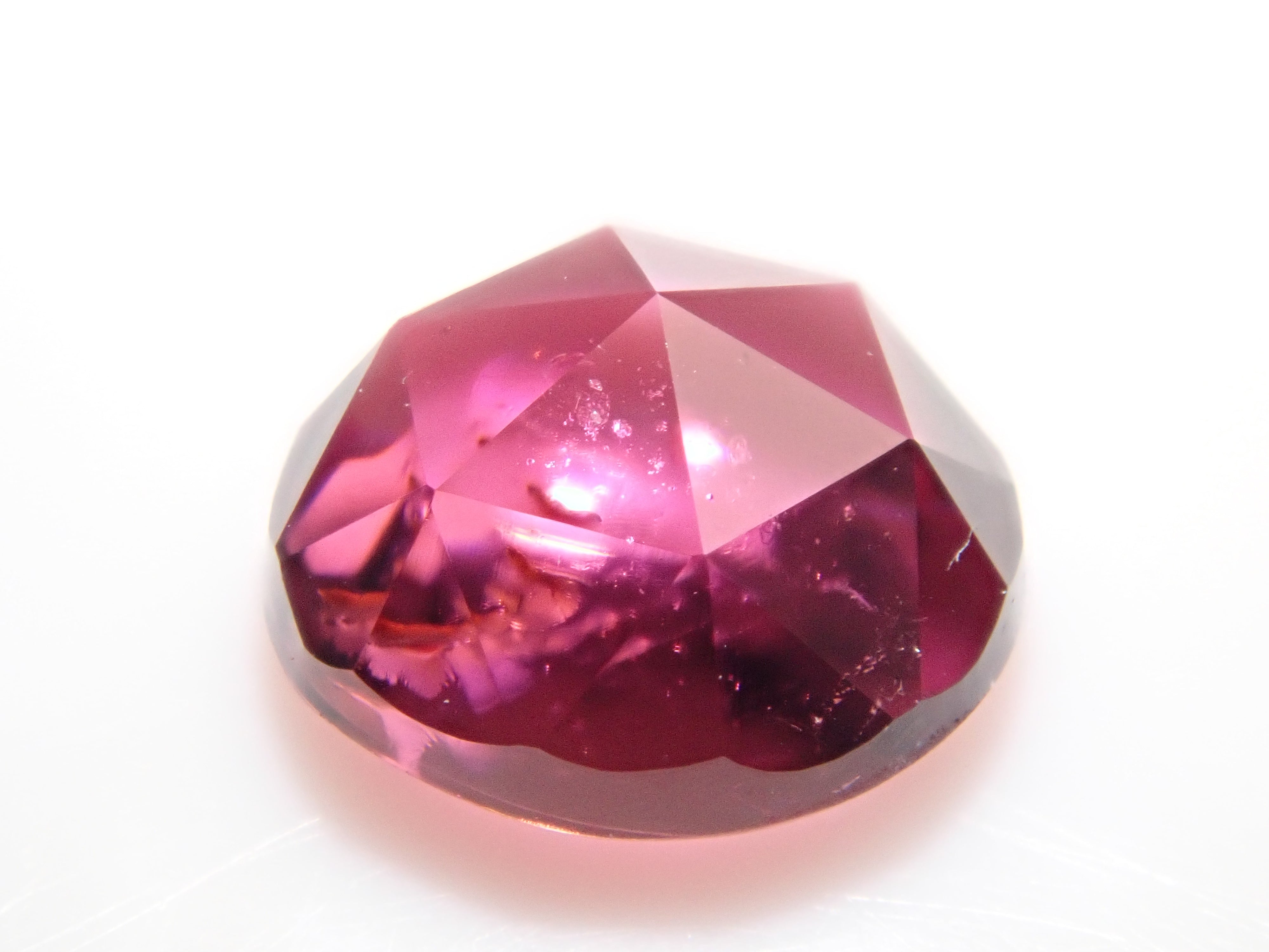 【12/10 22時販売】ブラジル産ピンクトルマリン 5.0mm/0.484ctルース(ローズカット)