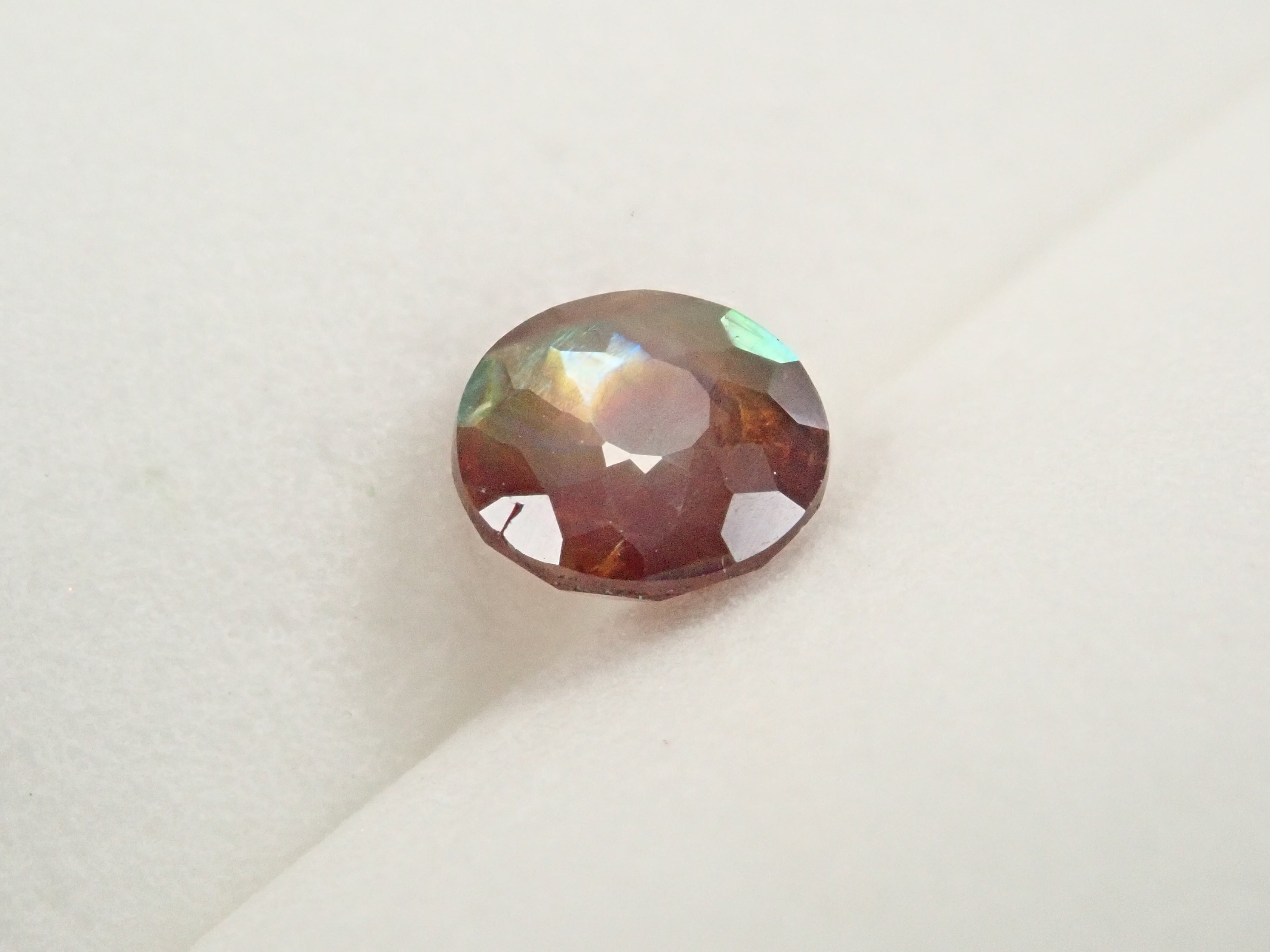 Rainbow Garnet (Andradite Garnet) 0.771ct Loose Stone from Tenkawa Village, Nara Prefecture