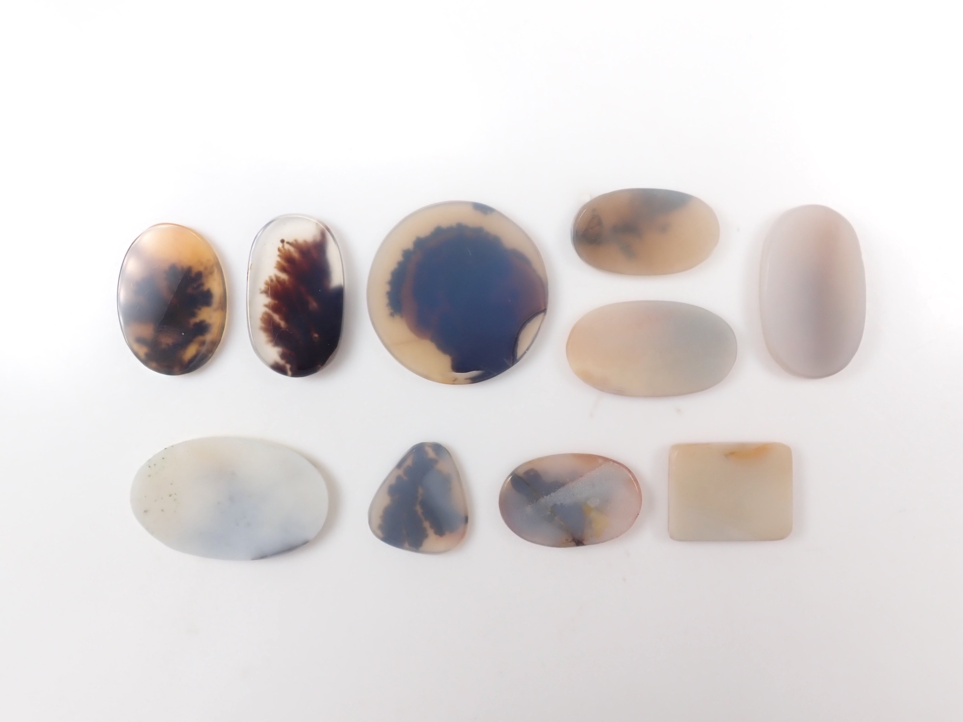 Limited to 14 stones: Brazilian dendritic quartz loose stone (average 7 carats) Multiple purchase discounts available