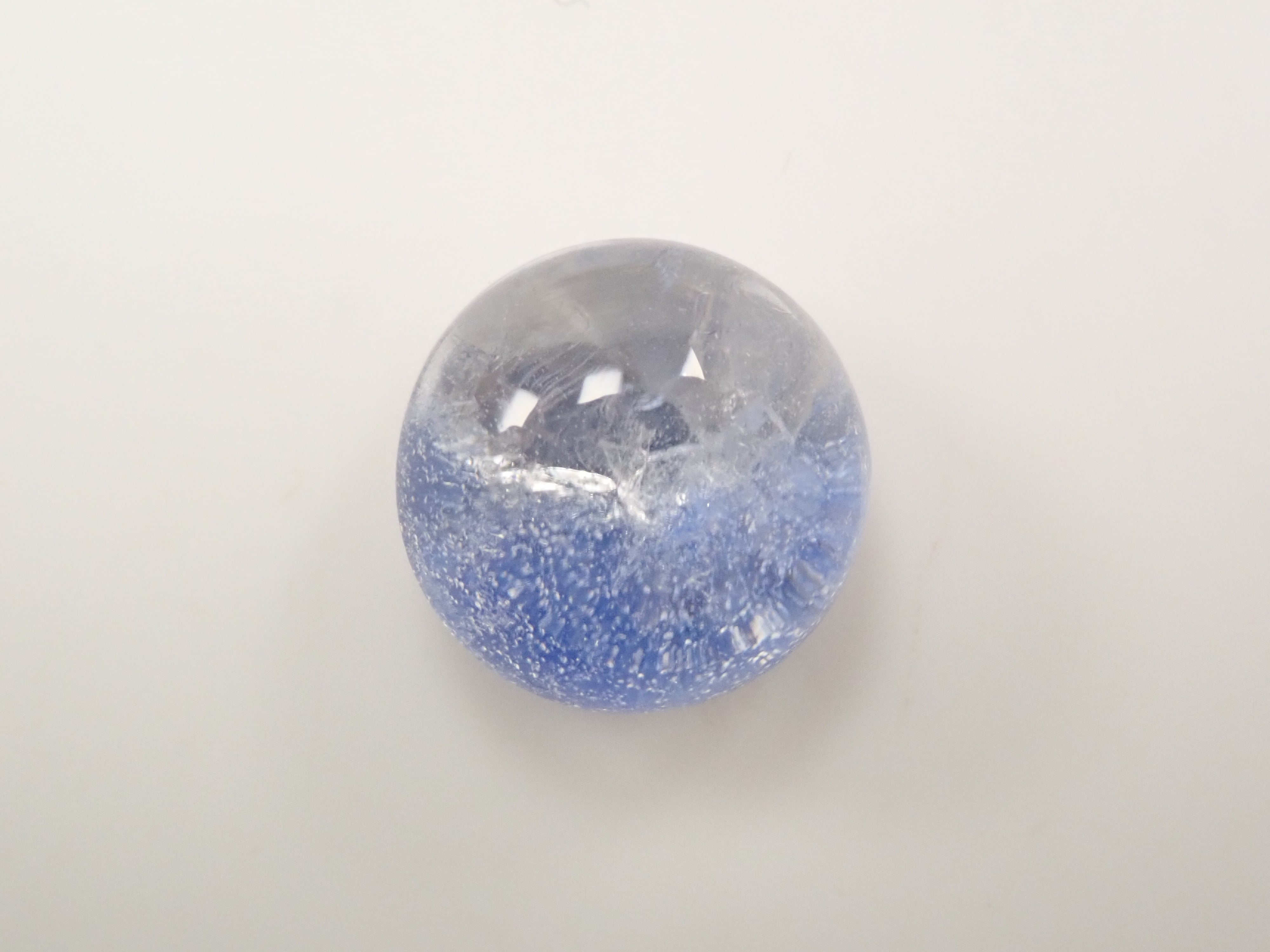 【12/16 22時販売】ブラジル産デュモルチェライトインクォーツ 10.0mm/5.357ctルース