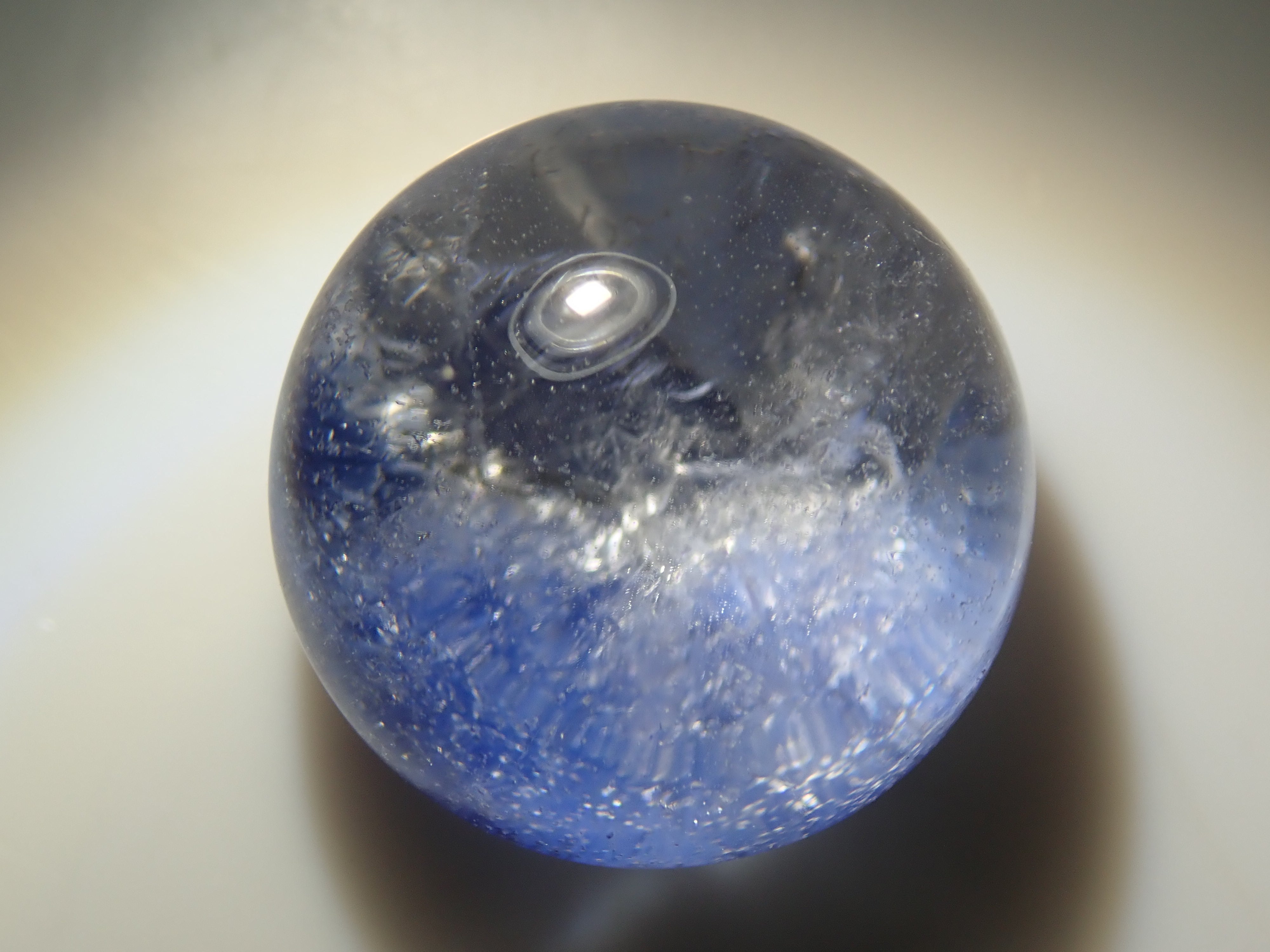 【12/16 22時販売】ブラジル産デュモルチェライトインクォーツ 10.0mm/5.357ctルース