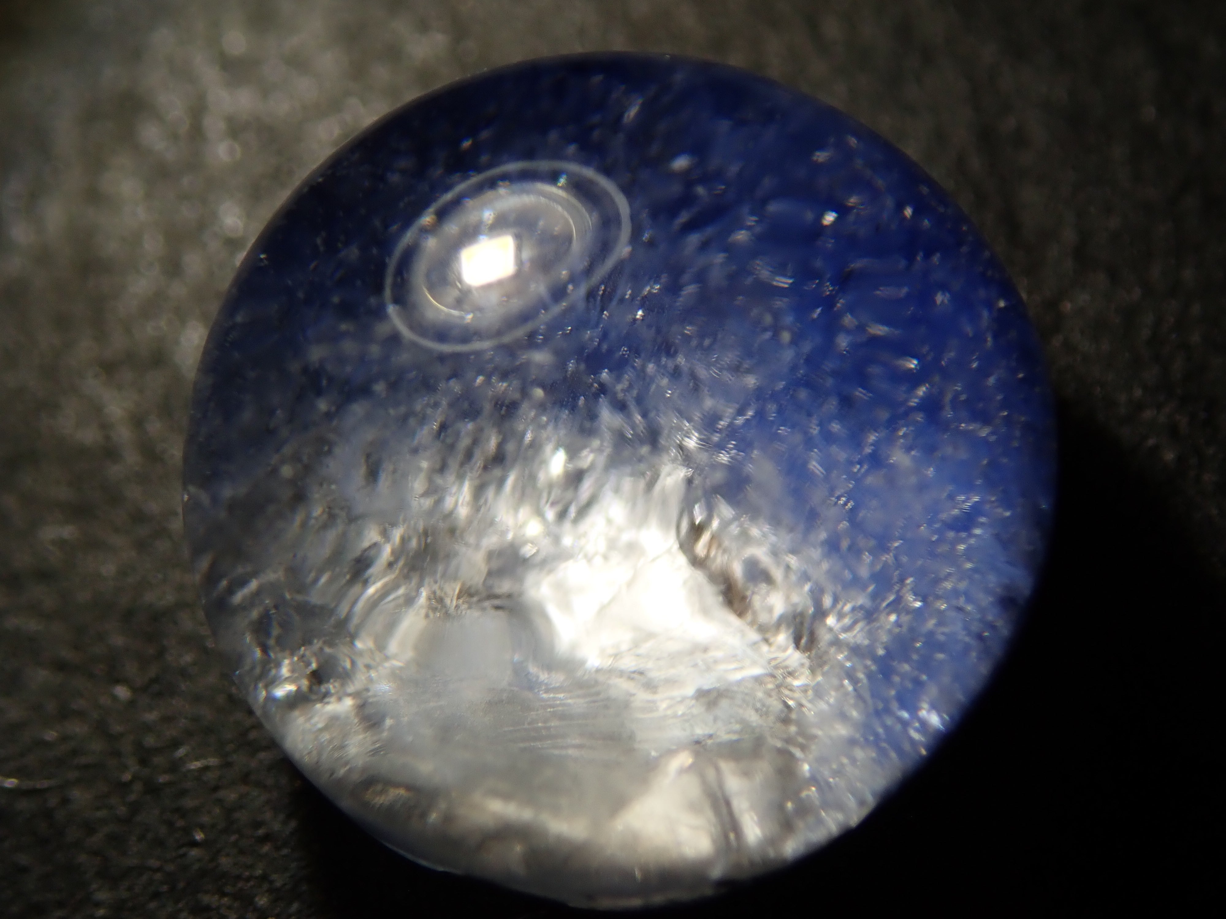 【12/16 22時販売】ブラジル産デュモルチェライトインクォーツ 10.0mm/5.357ctルース