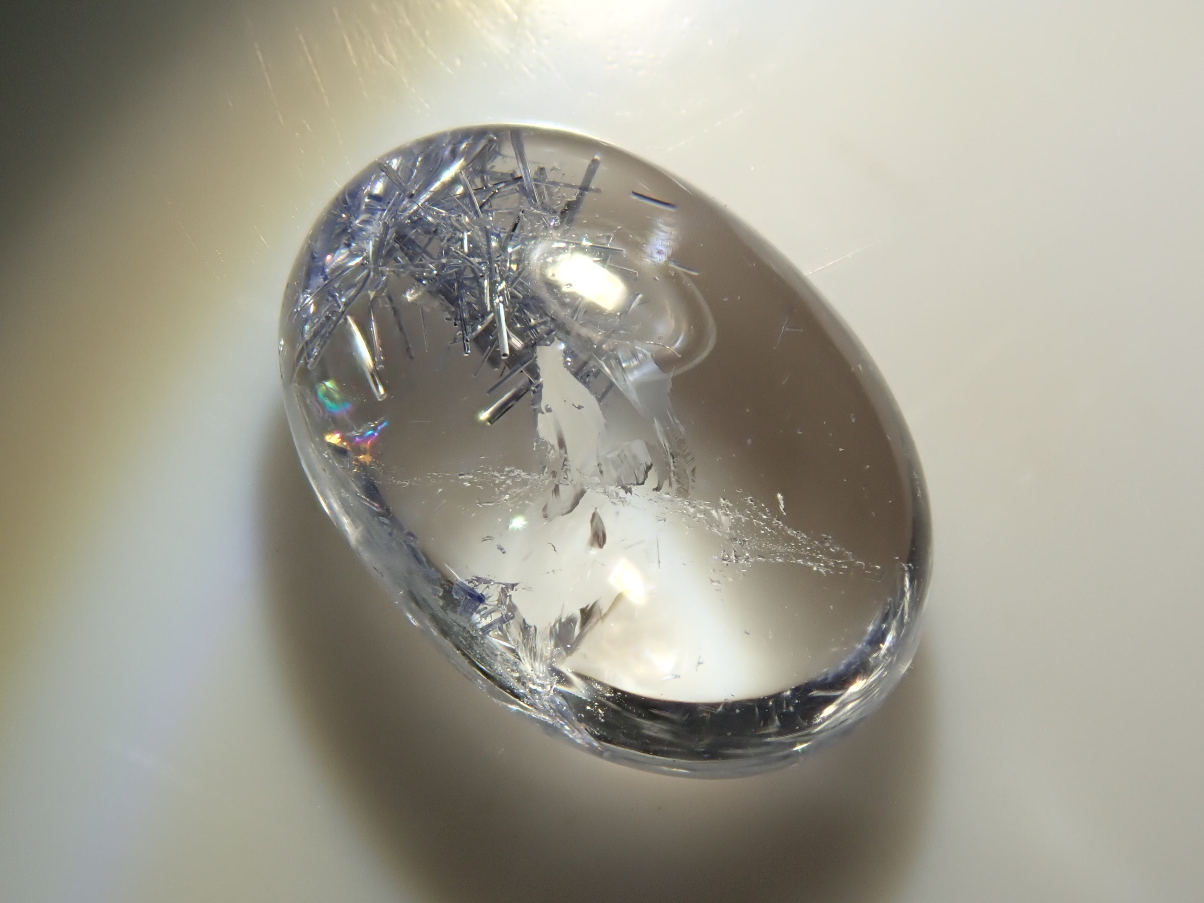 【12/13 22時販売】ブラジル産デュモルチェライトインクォーツ 1.779ctルース