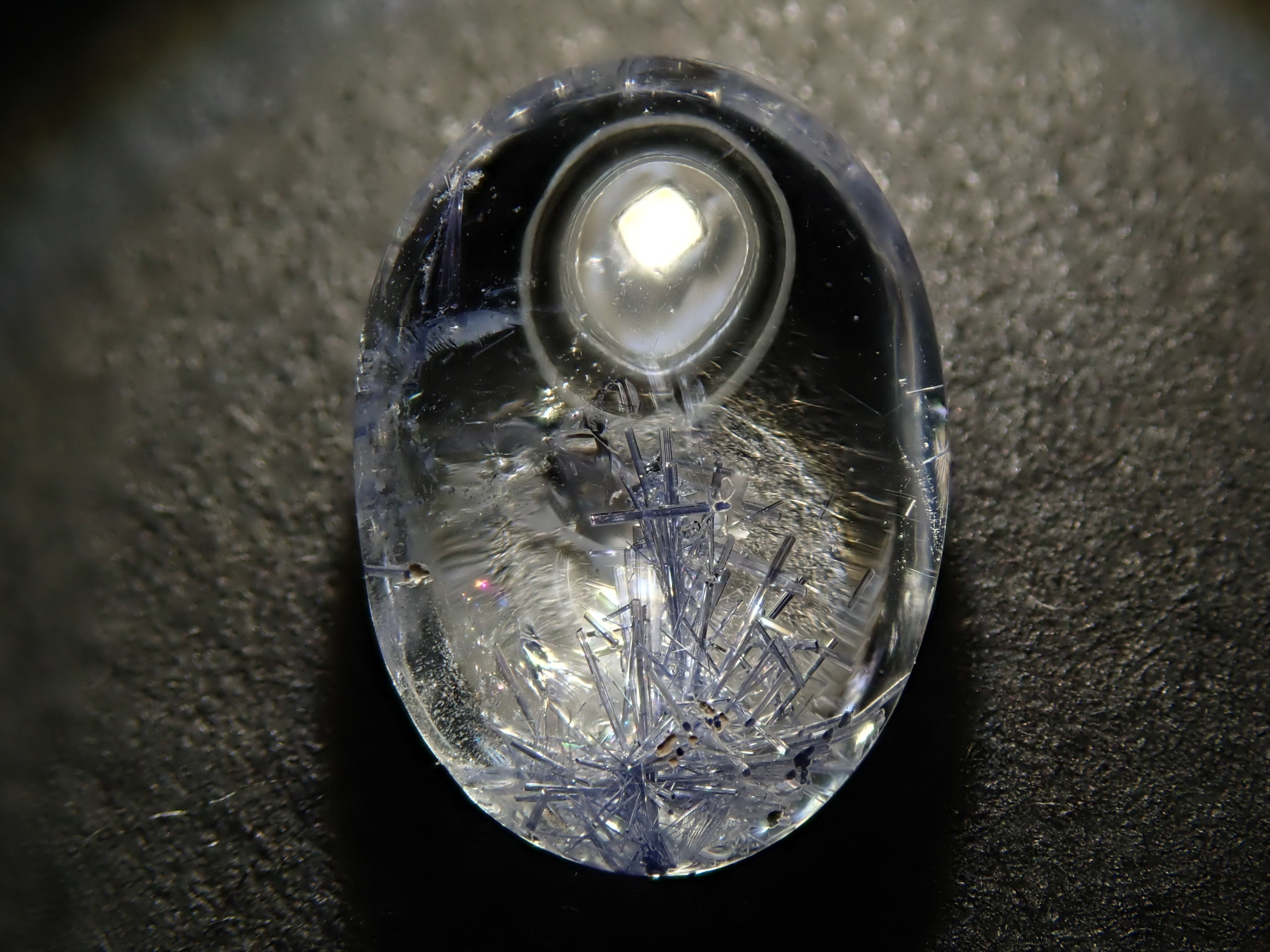 【12/13 22時販売】ブラジル産デュモルチェライトインクォーツ 1.779ctルース