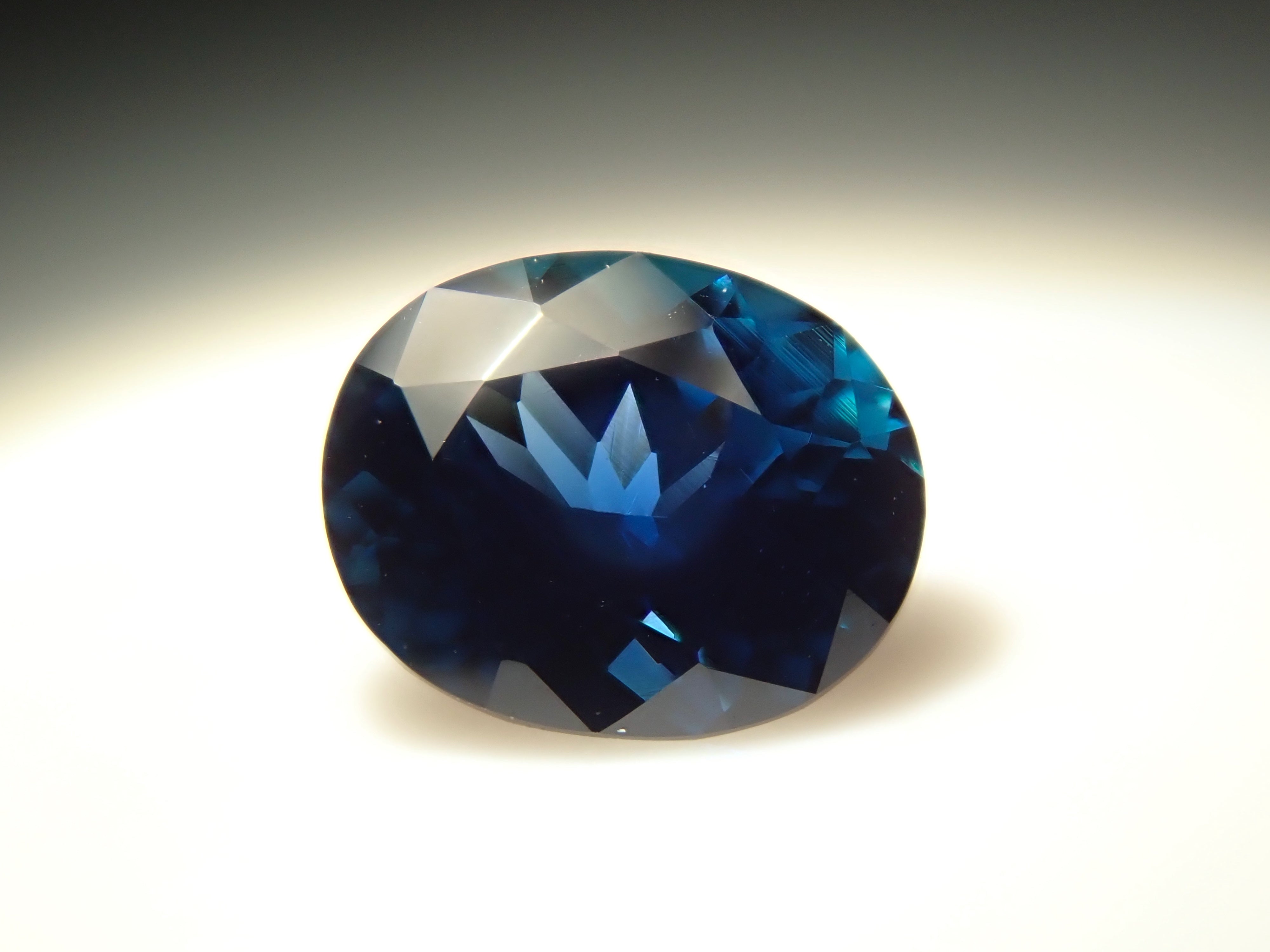 【12/7 22時販売】ブルーサファイア 0.513ctルース(ティールブルー)