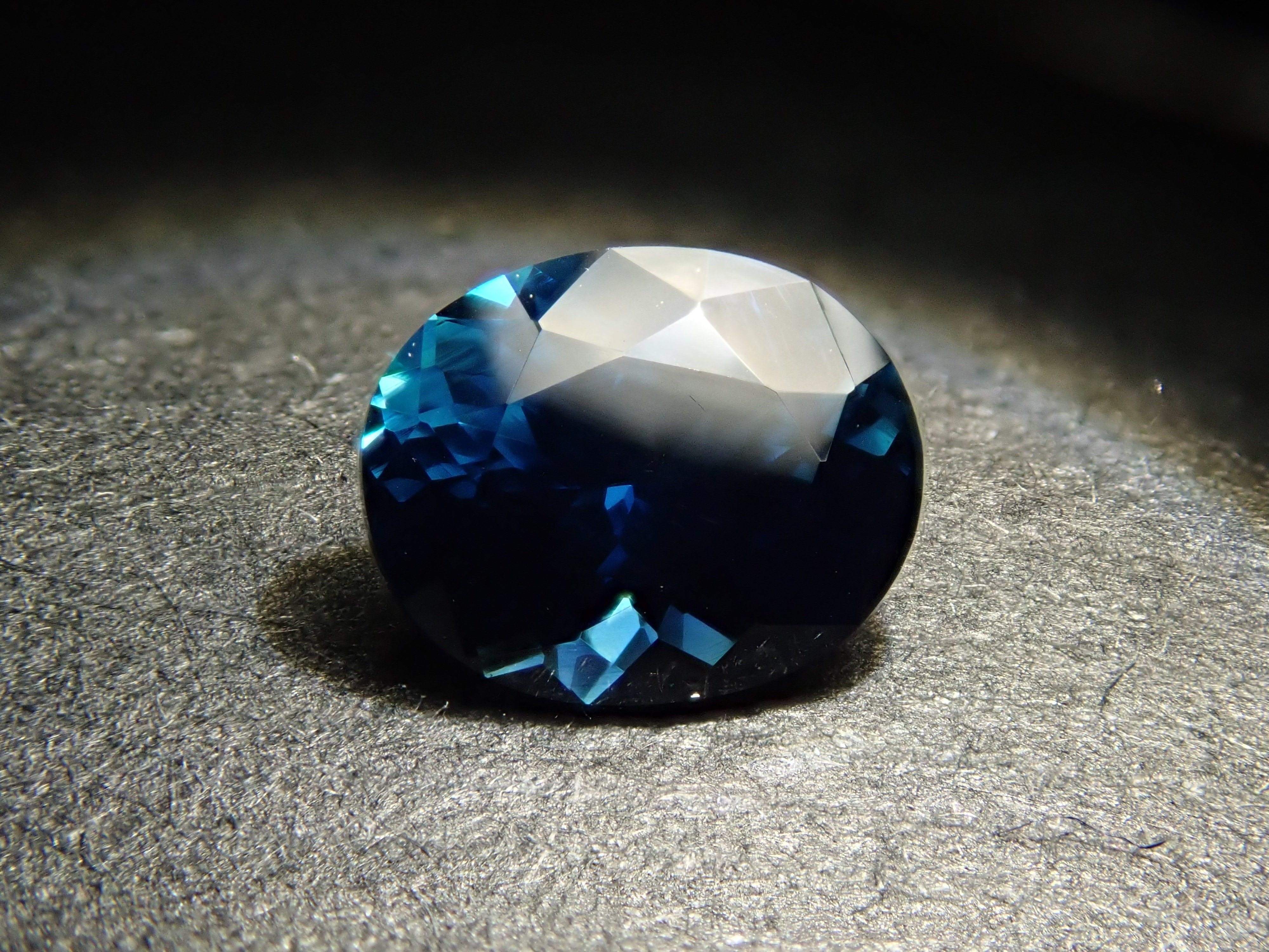 【12/7 22時販売】ブルーサファイア 0.513ctルース(ティールブルー)