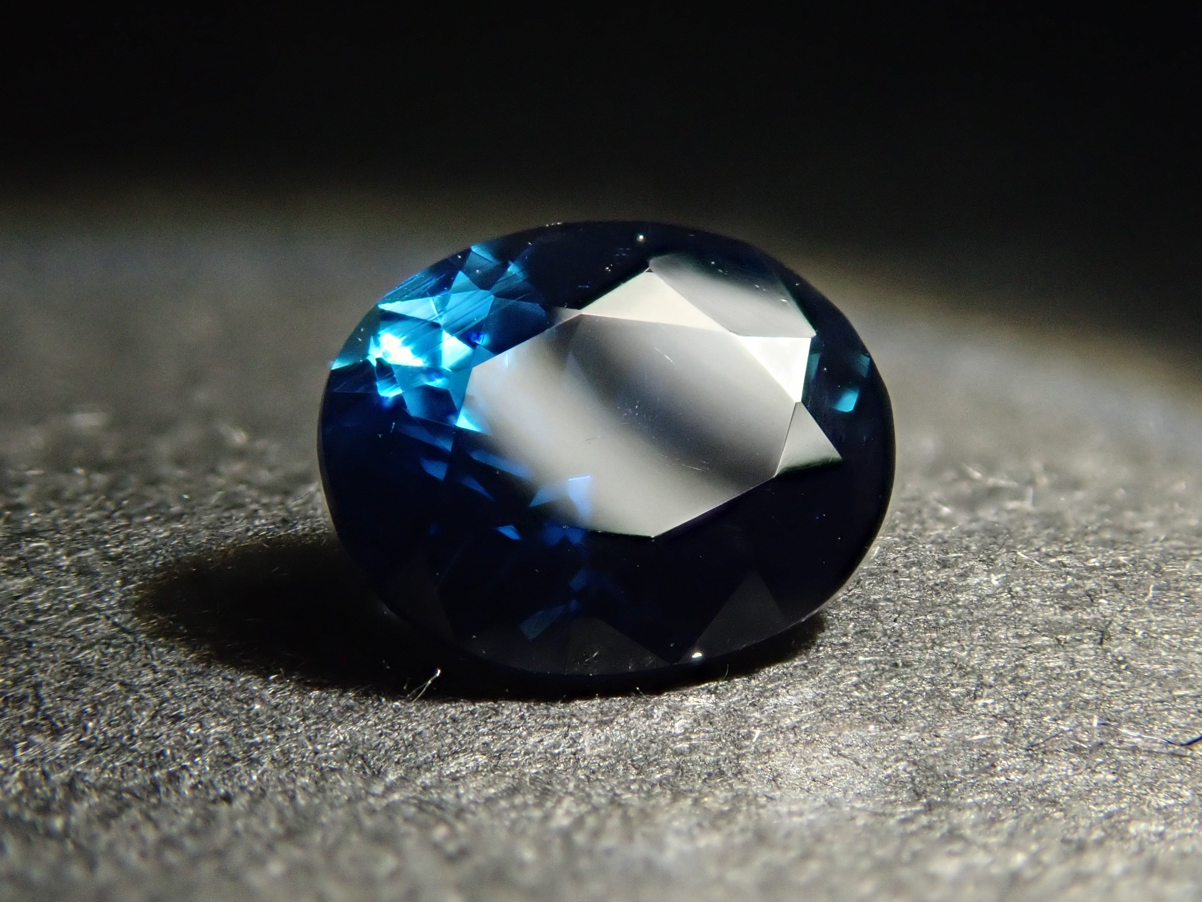 【12/7 22時販売】ブルーサファイア 0.513ctルース(ティールブルー)