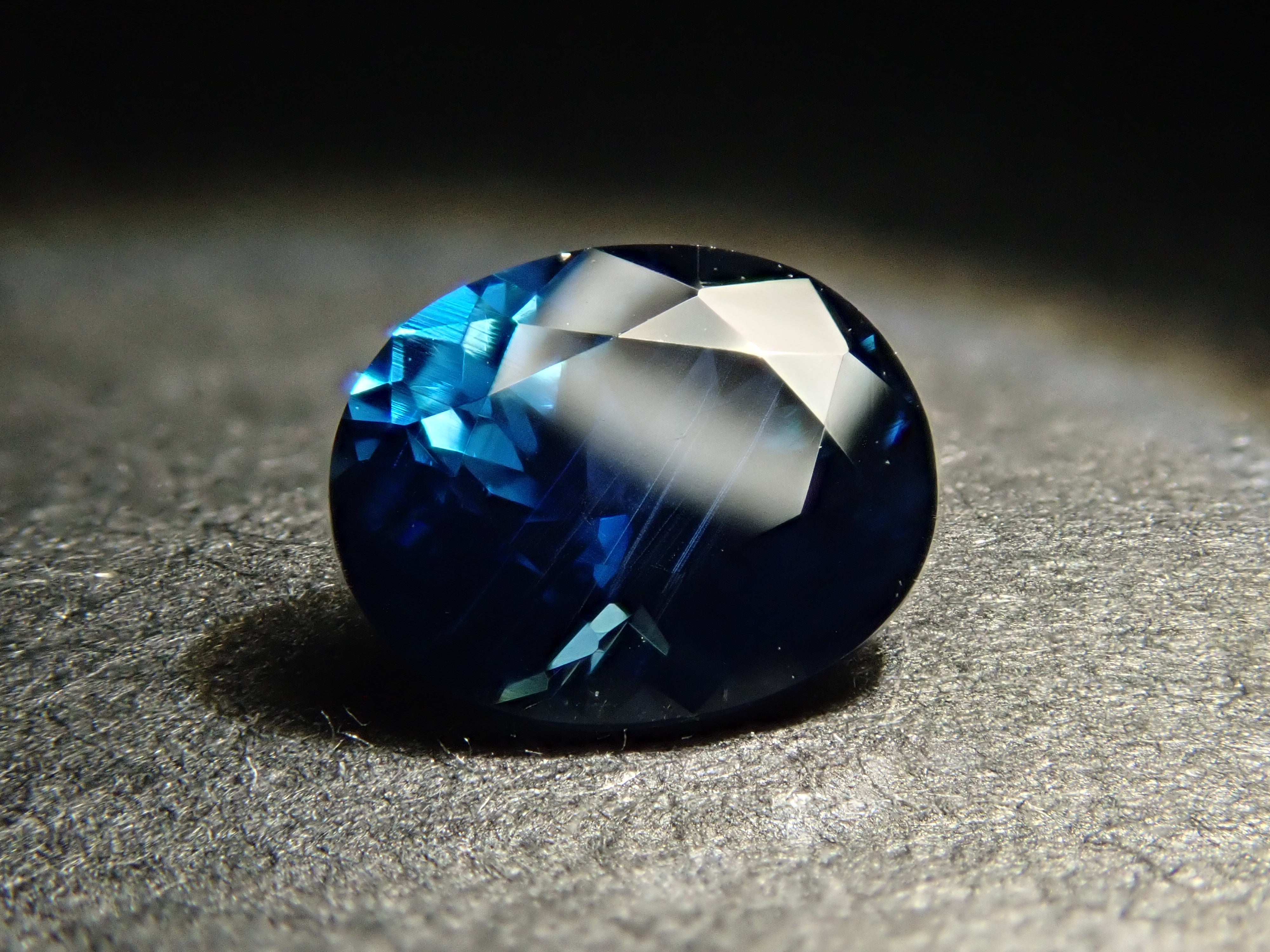 【12/7 22時販売】ブルーサファイア 0.513ctルース(ティールブルー)