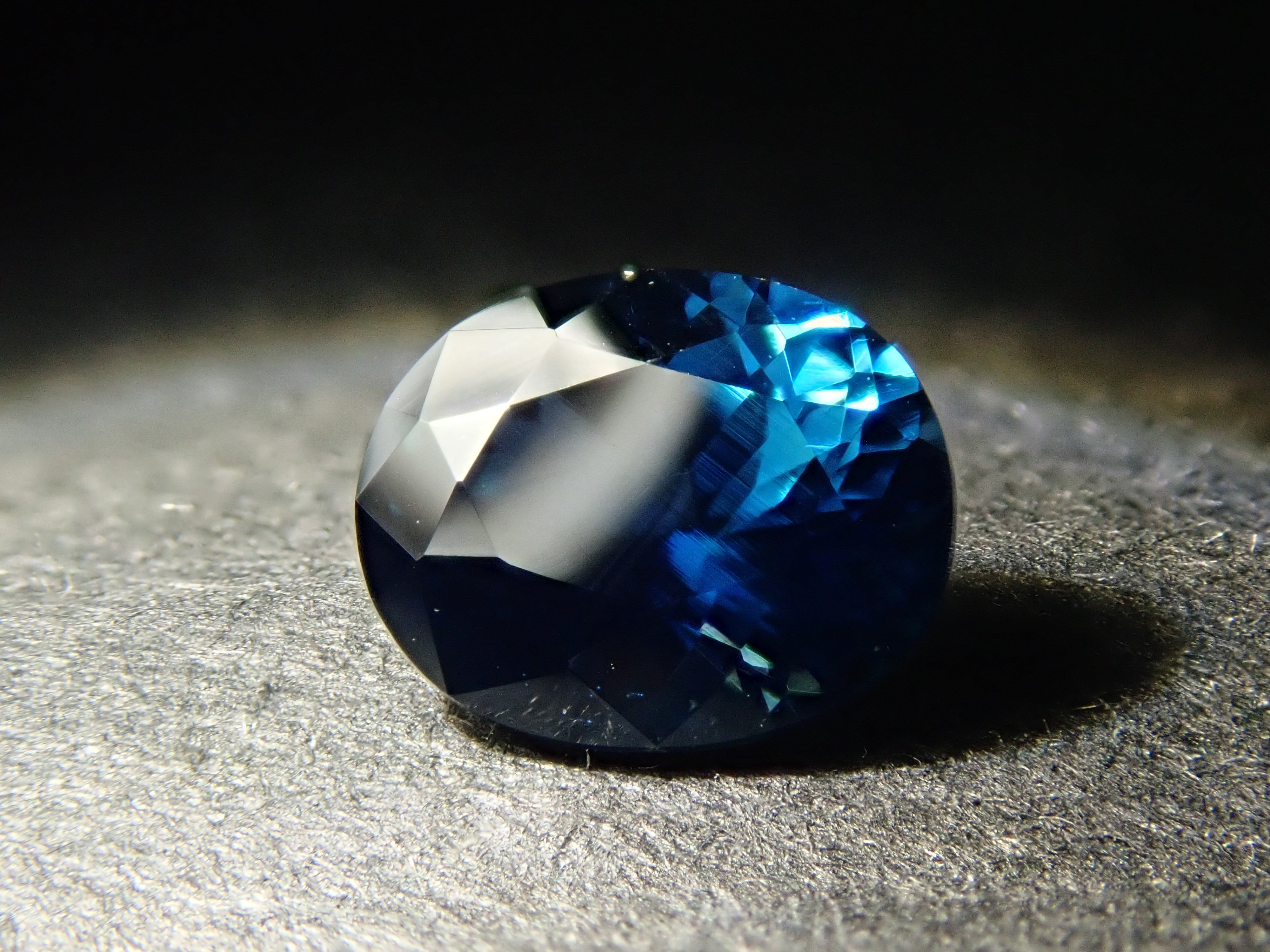 【12/7 22時販売】ブルーサファイア 0.513ctルース(ティールブルー)