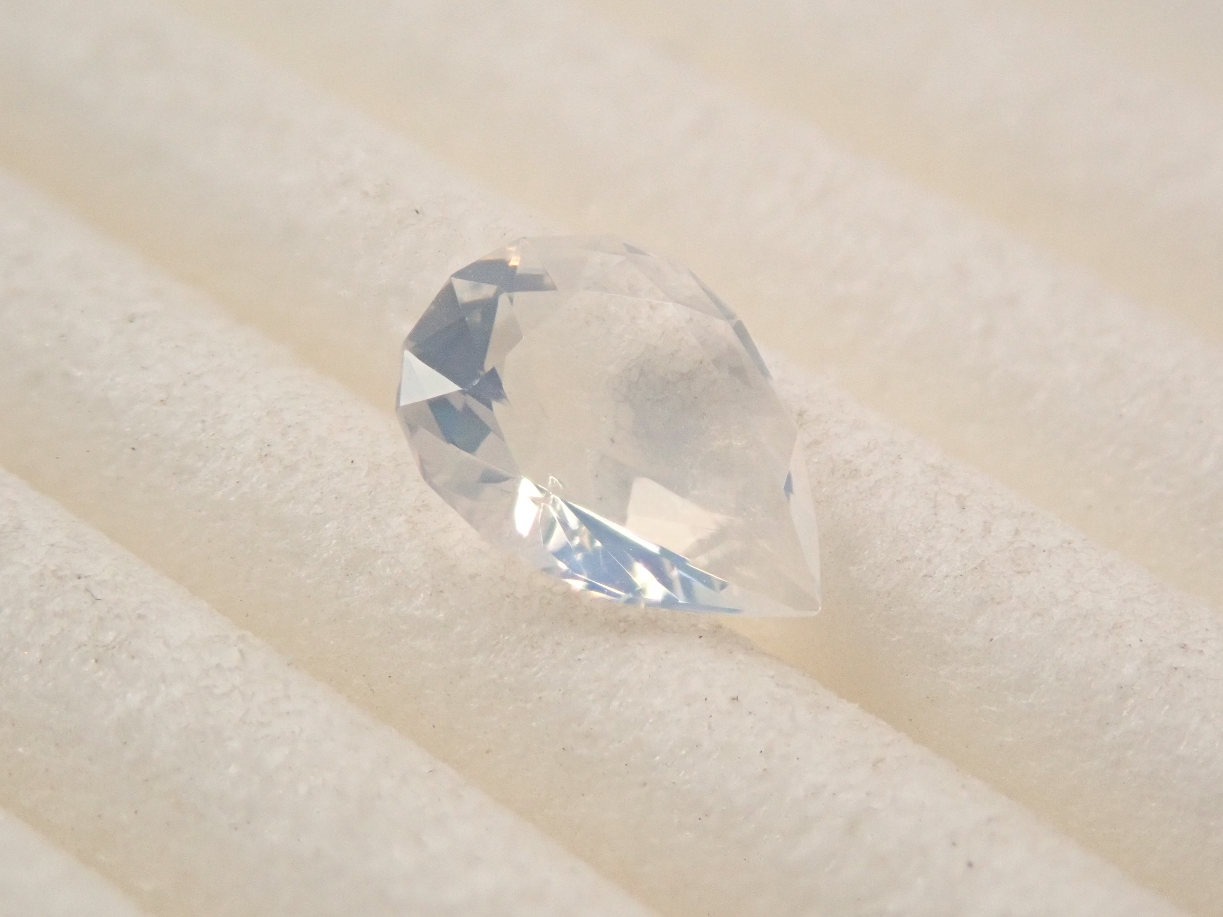 【12/14 22時販売】メキシコ産ウォーターオパール(ファセットカット) 0.402ctルース(コントラルスオパール)