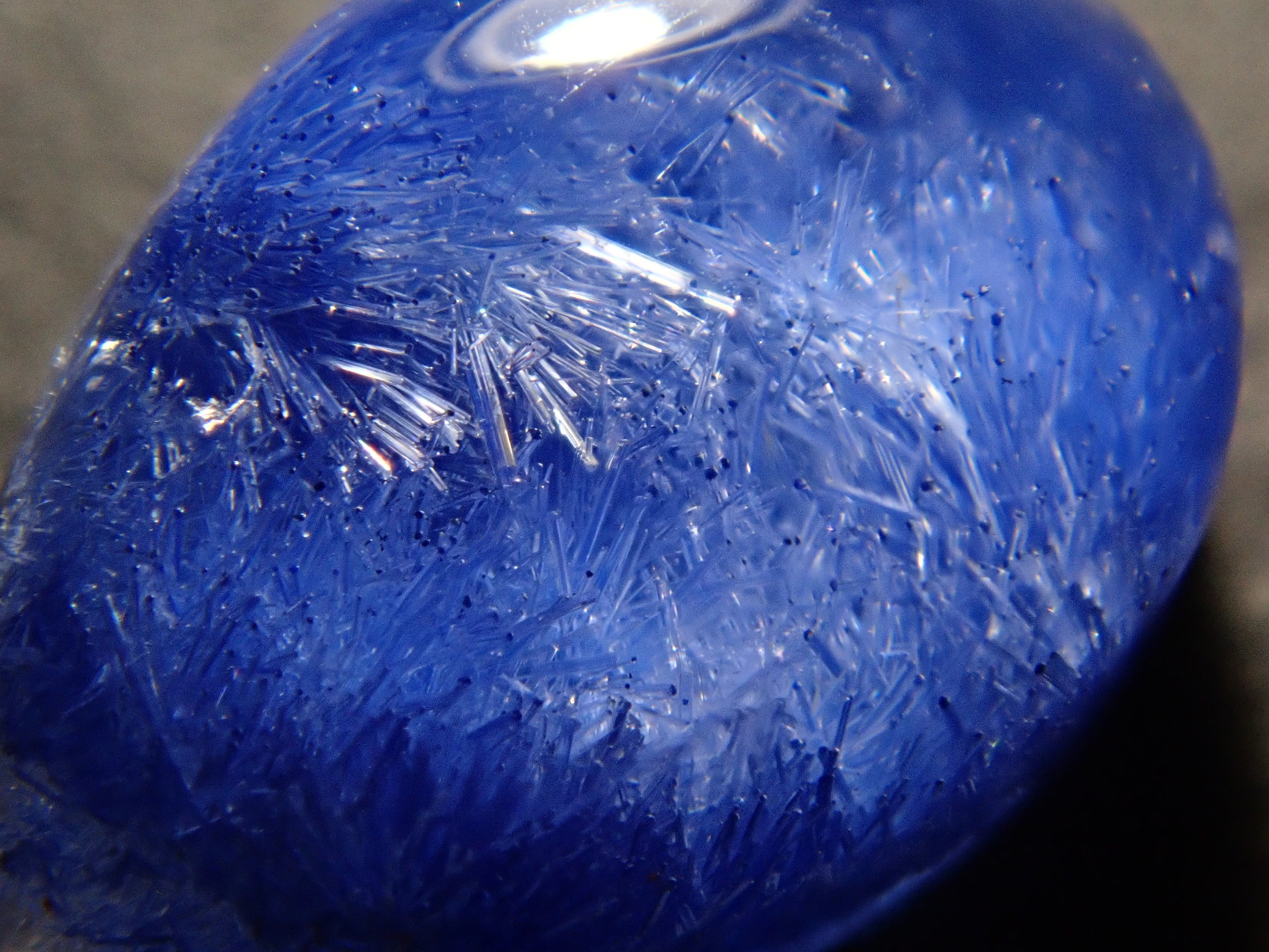 【12/17 22時販売】ブラジル産デュモルチェライトインクォーツ 1.924ctルース