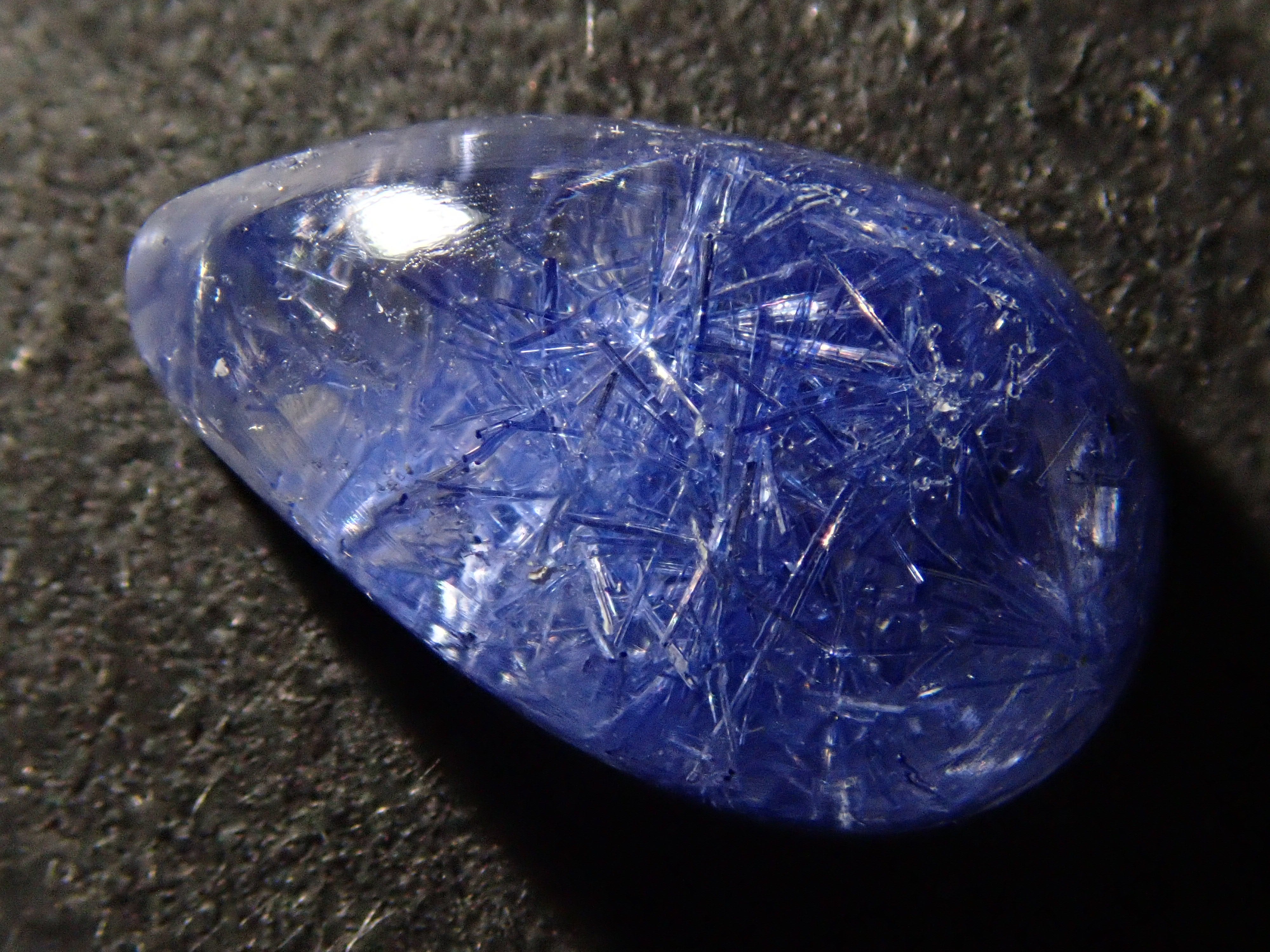 【12/17 22時販売】ブラジル産デュモルチェライトインクォーツ 2.012ctルース