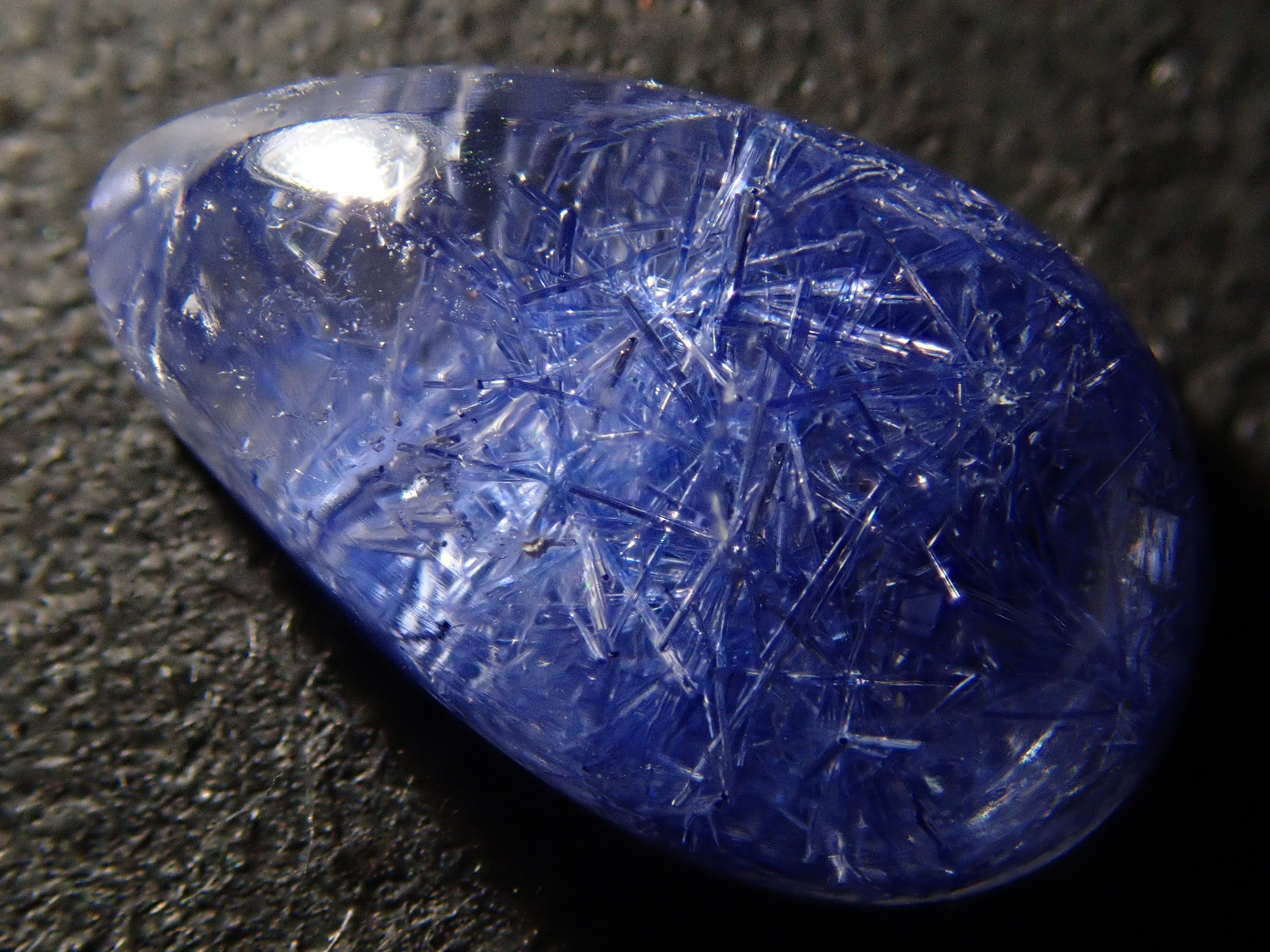 【12/17 22時販売】ブラジル産デュモルチェライトインクォーツ 2.012ctルース