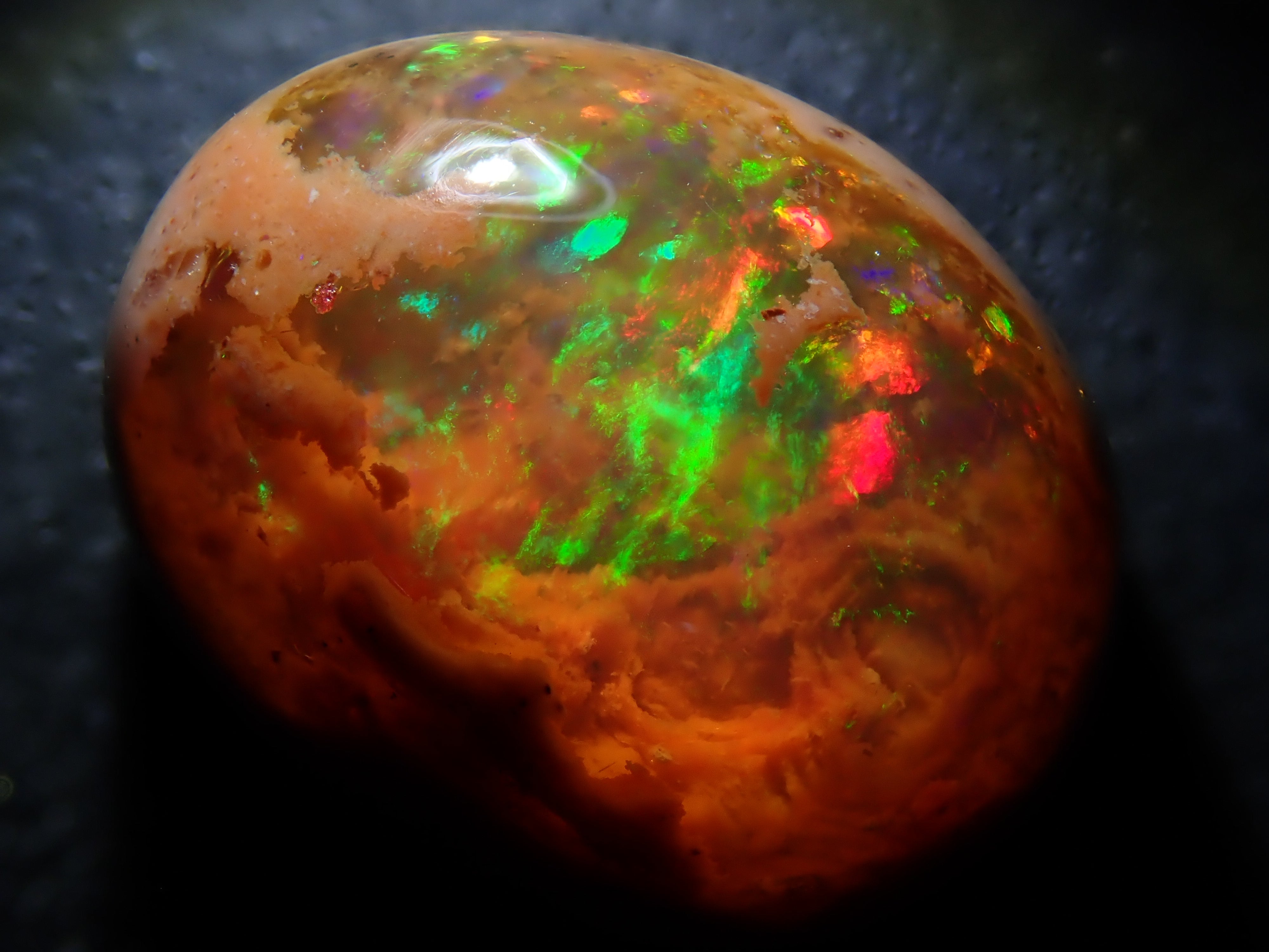 【12/21 22時販売】メキシコ産カンテラオパール 9.166ctルース