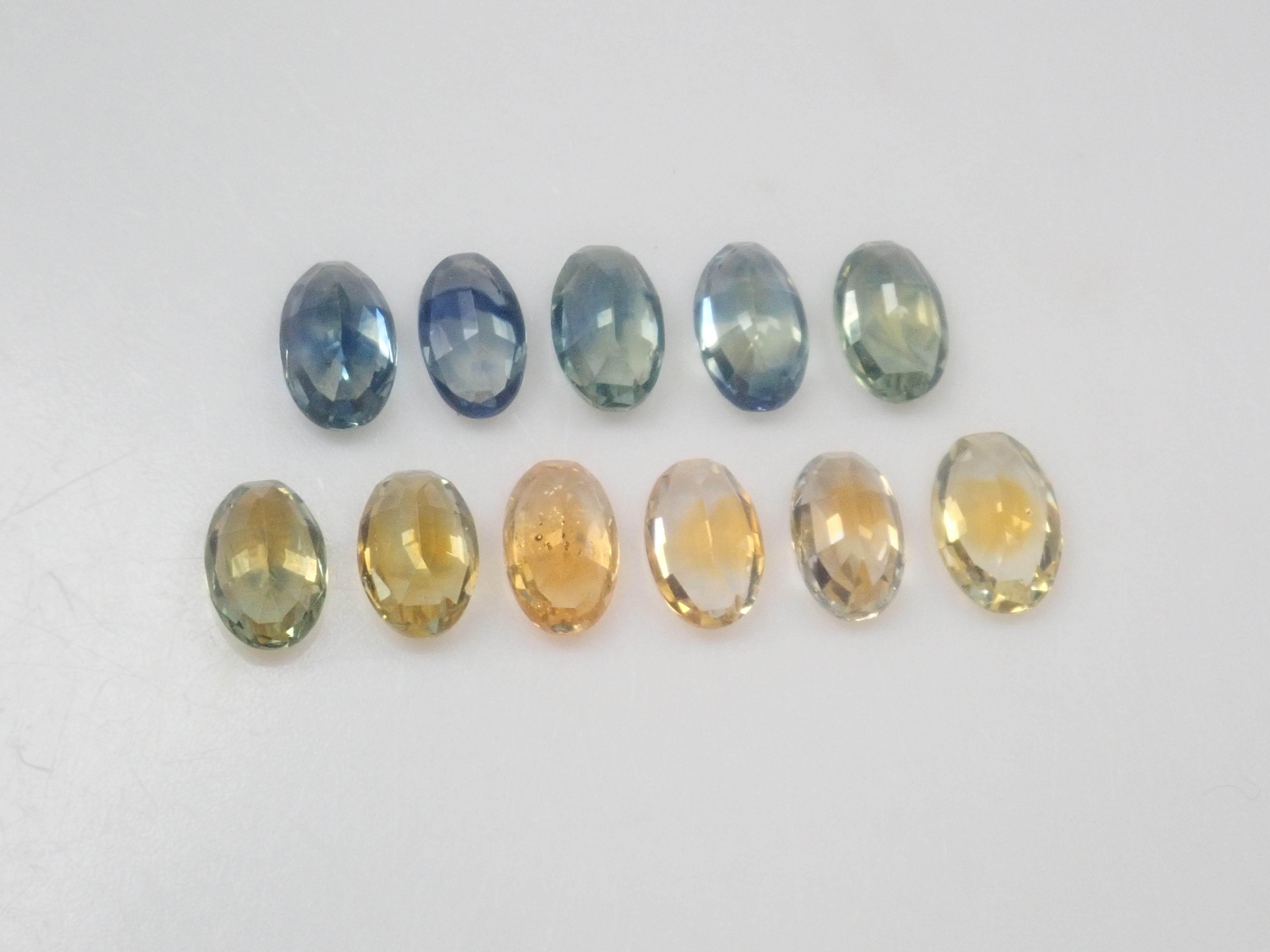 【12/20 22時販売】《限定11石》モンタナサファイア(ロッククリーク鉱山)ガチャ💎1石ルース(オーバルカット,5×3mm)《複数購入割引有》