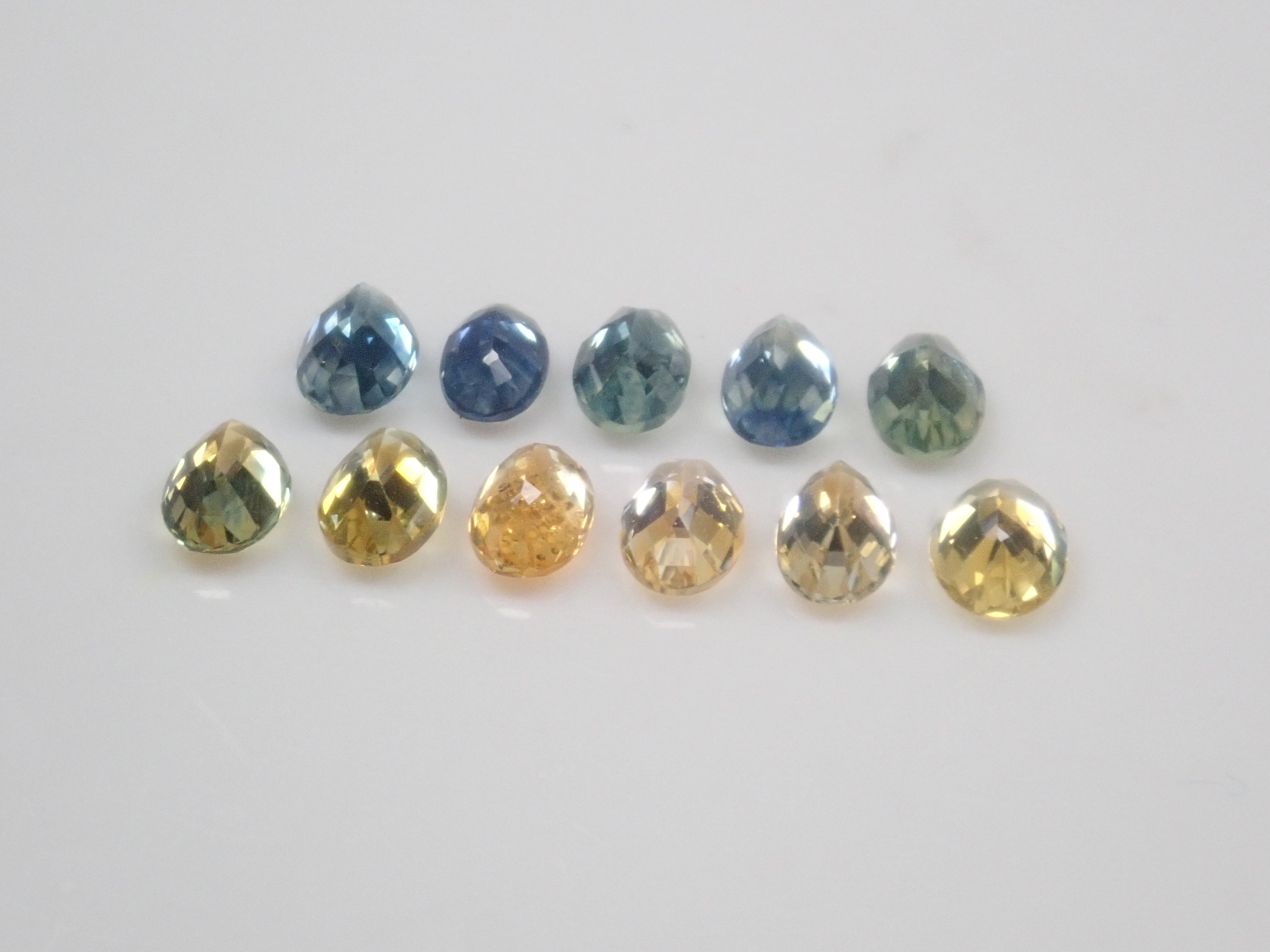 【12/20 22時販売】《限定11石》モンタナサファイア(ロッククリーク鉱山)ガチャ💎1石ルース(オーバルカット,5×3mm)《複数購入割引有》