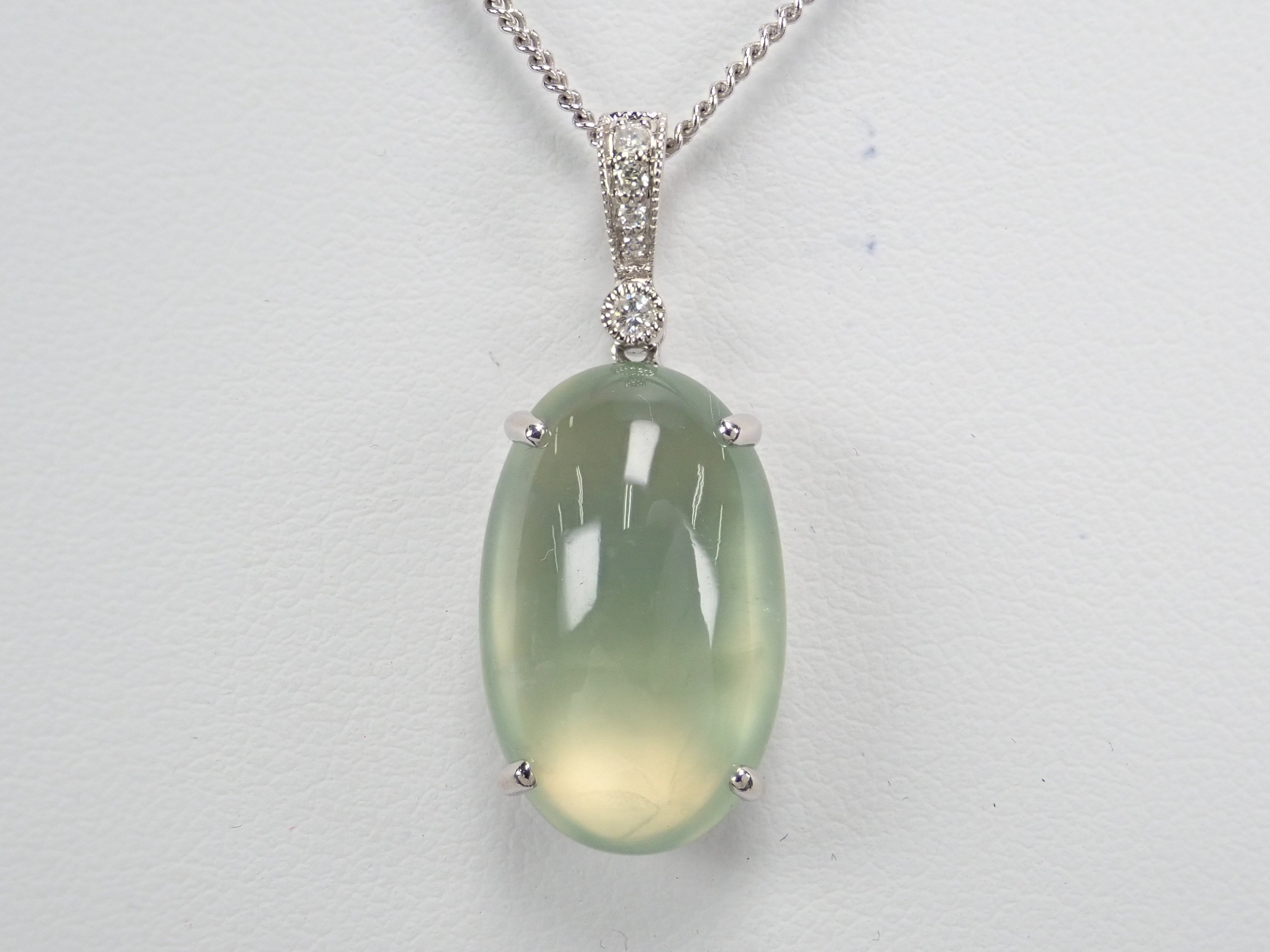 【カラフリ】Pt950プレーナイトペンダントトップ(ネックレストップ)