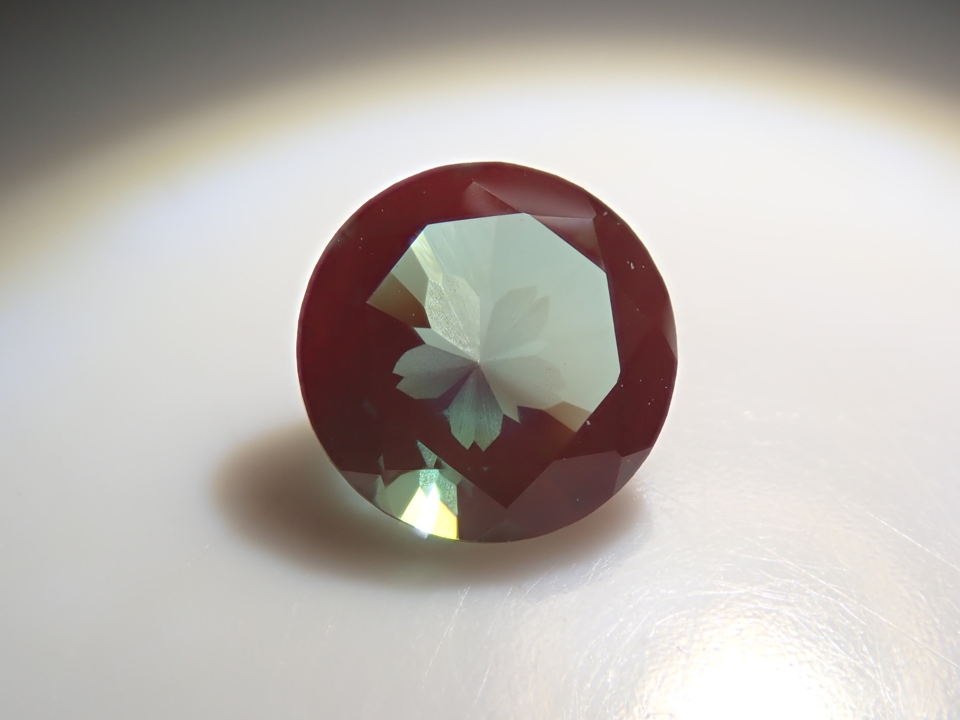 【1/5 22時販売】【さくらインカット】モンゴル産カラーチェンジアンデシン 6.0mm/0.655ctルース