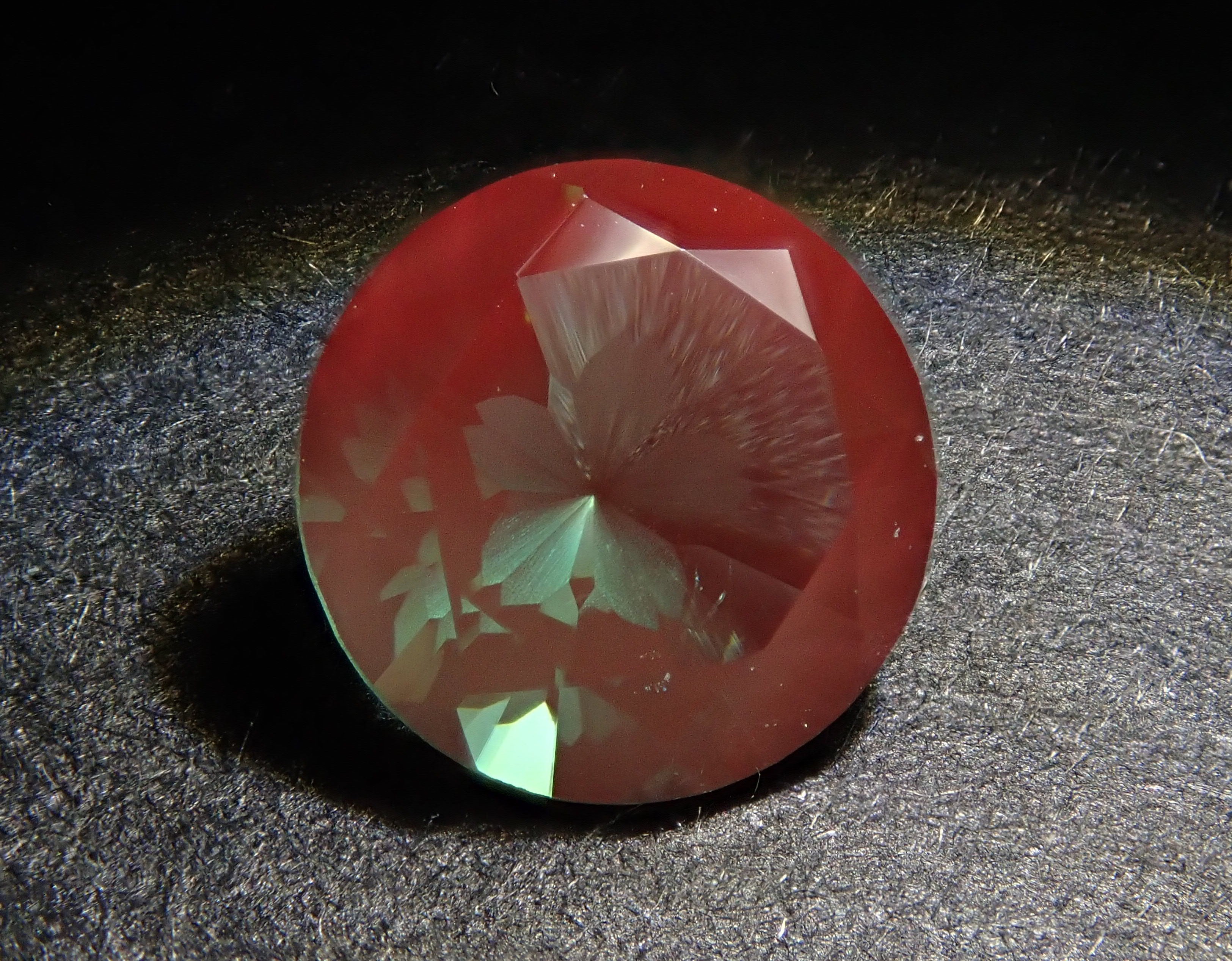 【1/5 22時販売】【さくらインカット】モンゴル産カラーチェンジアンデシン 6.0mm/0.655ctルース