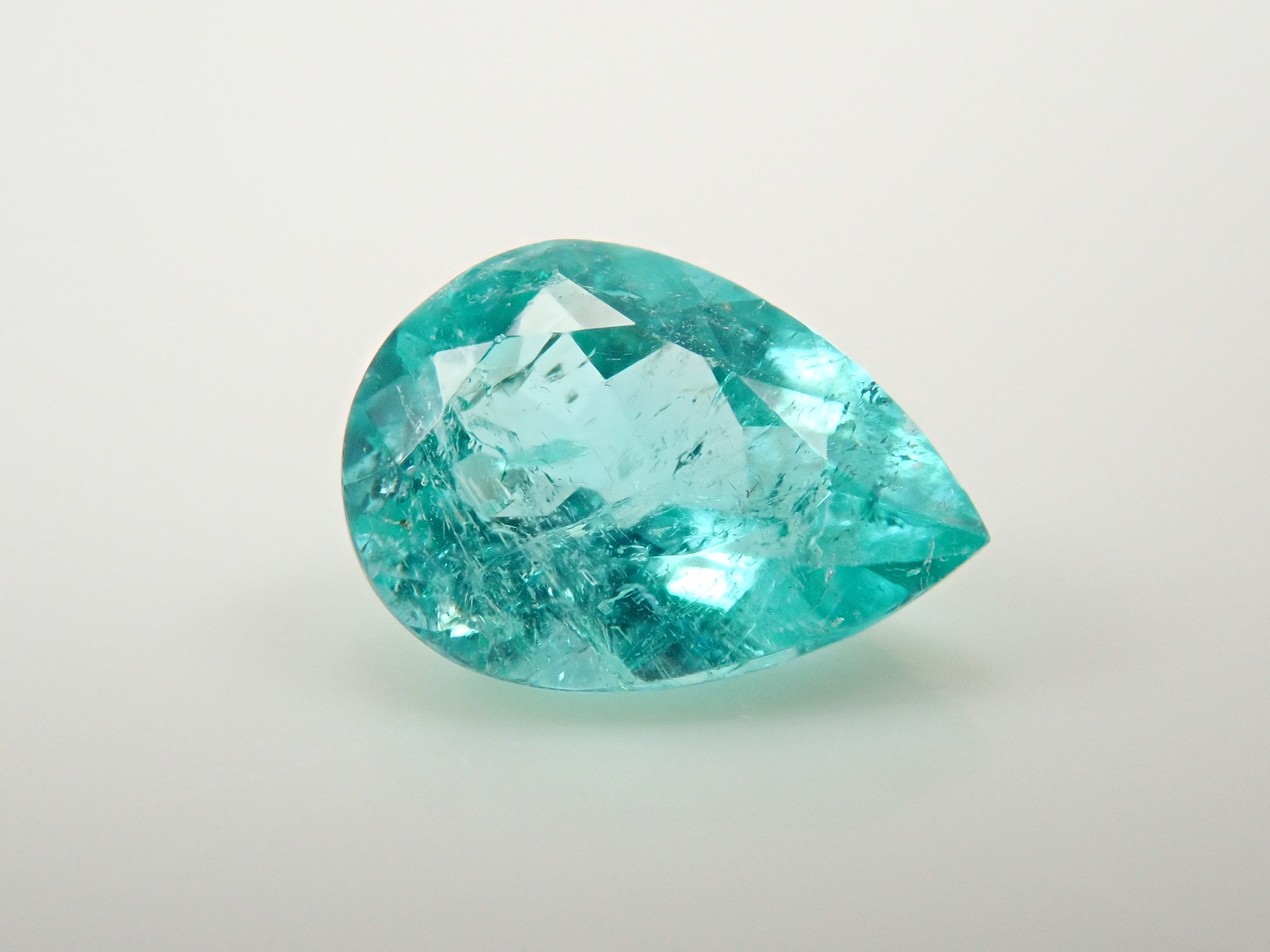 【1/9 22時販売】ブラジル産パライバトルマリン 0.361ctルース(CuO:1.0%,MnO:3.6%)