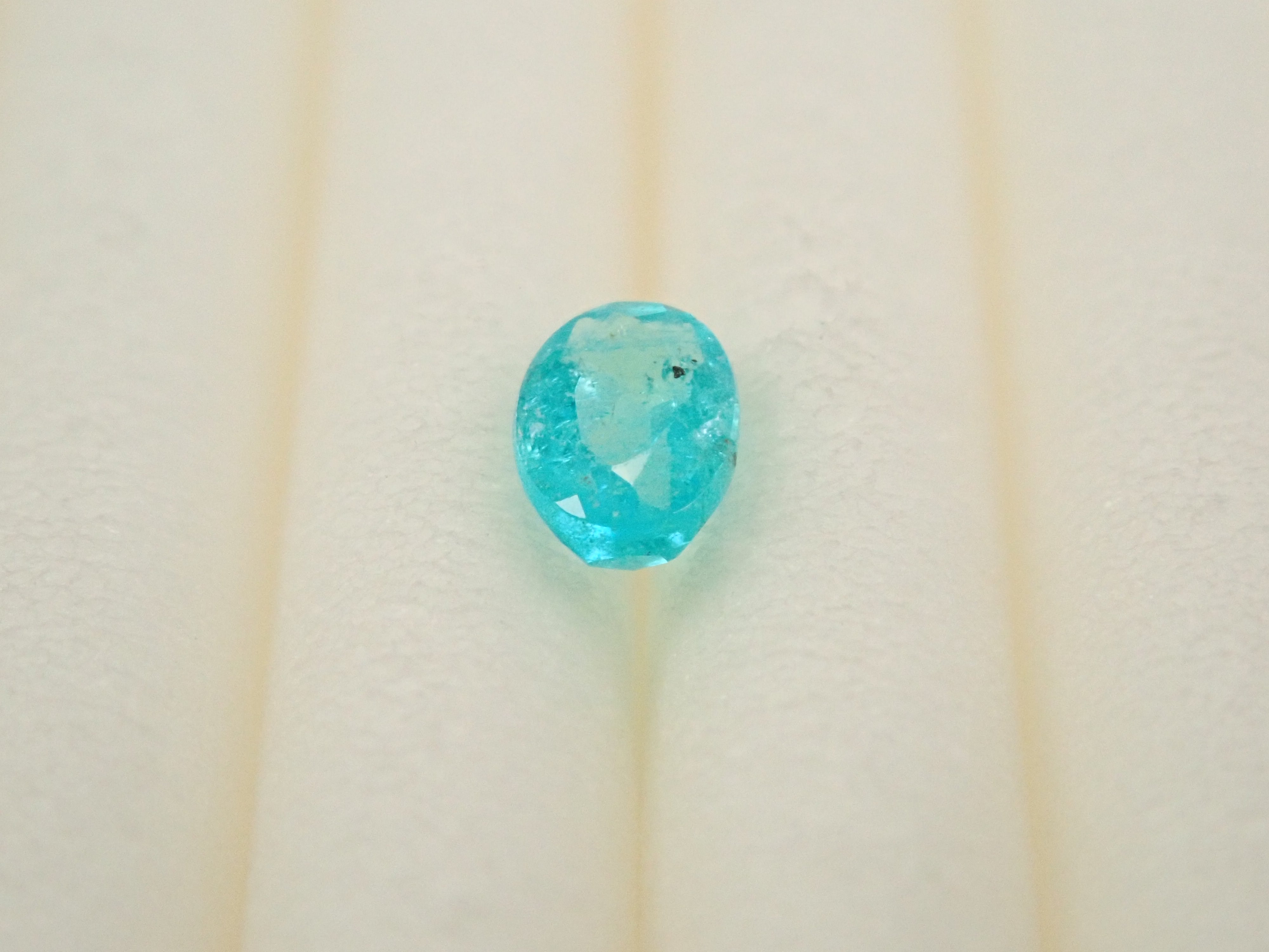 【1/9 22時販売】ブラジル産パライバトルマリン 0.115ctルース(CuO:2.0%,MnO:0.6%)