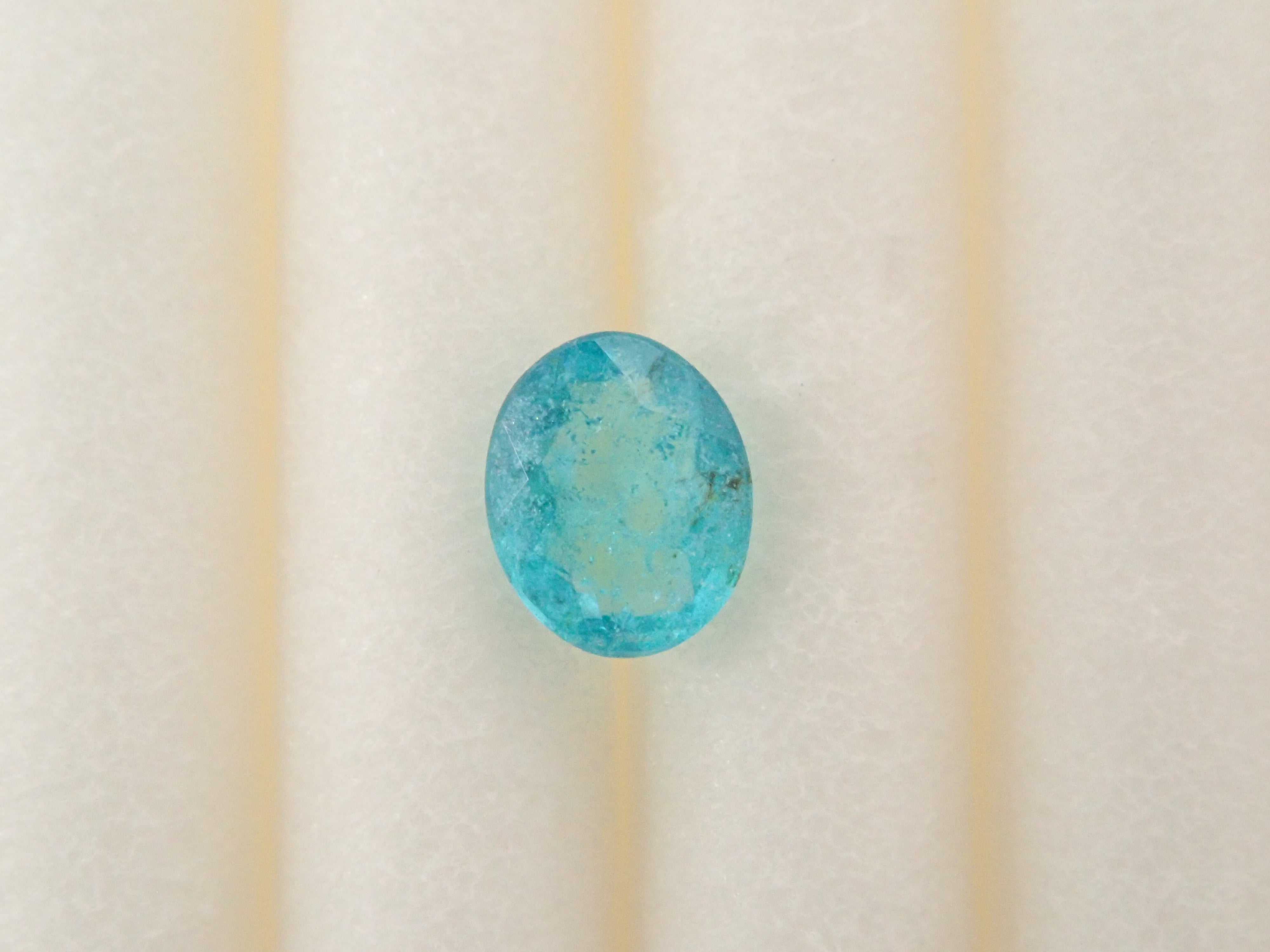 【12/30 22時販売】ブラジル産パライバトルマリン 0.128ctルース(CuO:1.7%,MnO:3.4%)