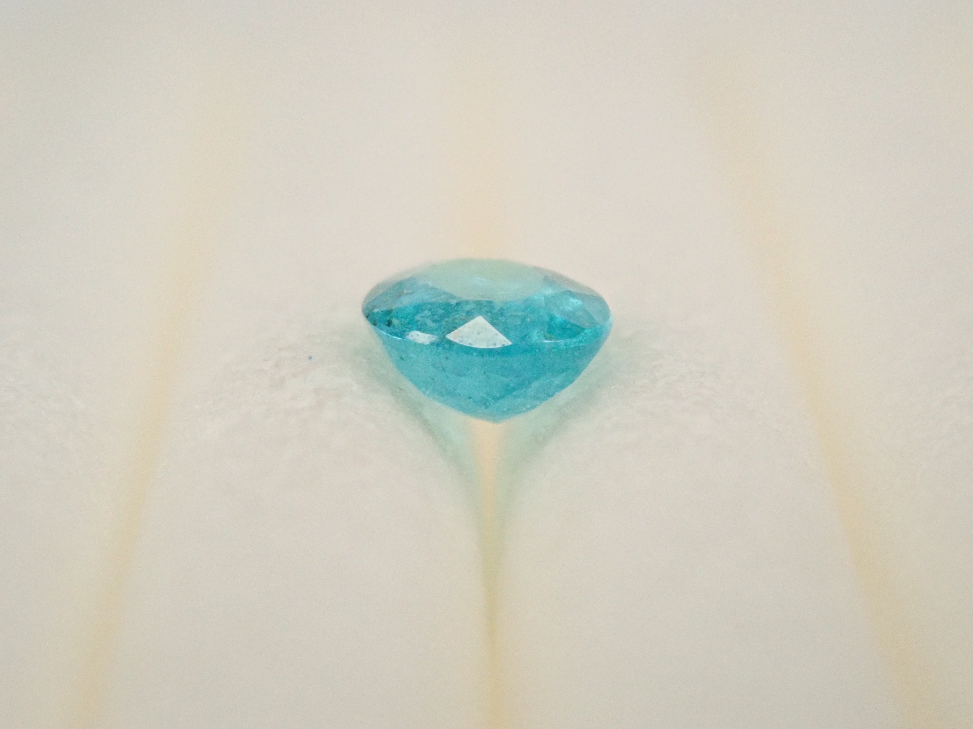 【12/30 22時販売】ブラジル産パライバトルマリン 0.128ctルース(CuO:1.7%,MnO:3.4%)