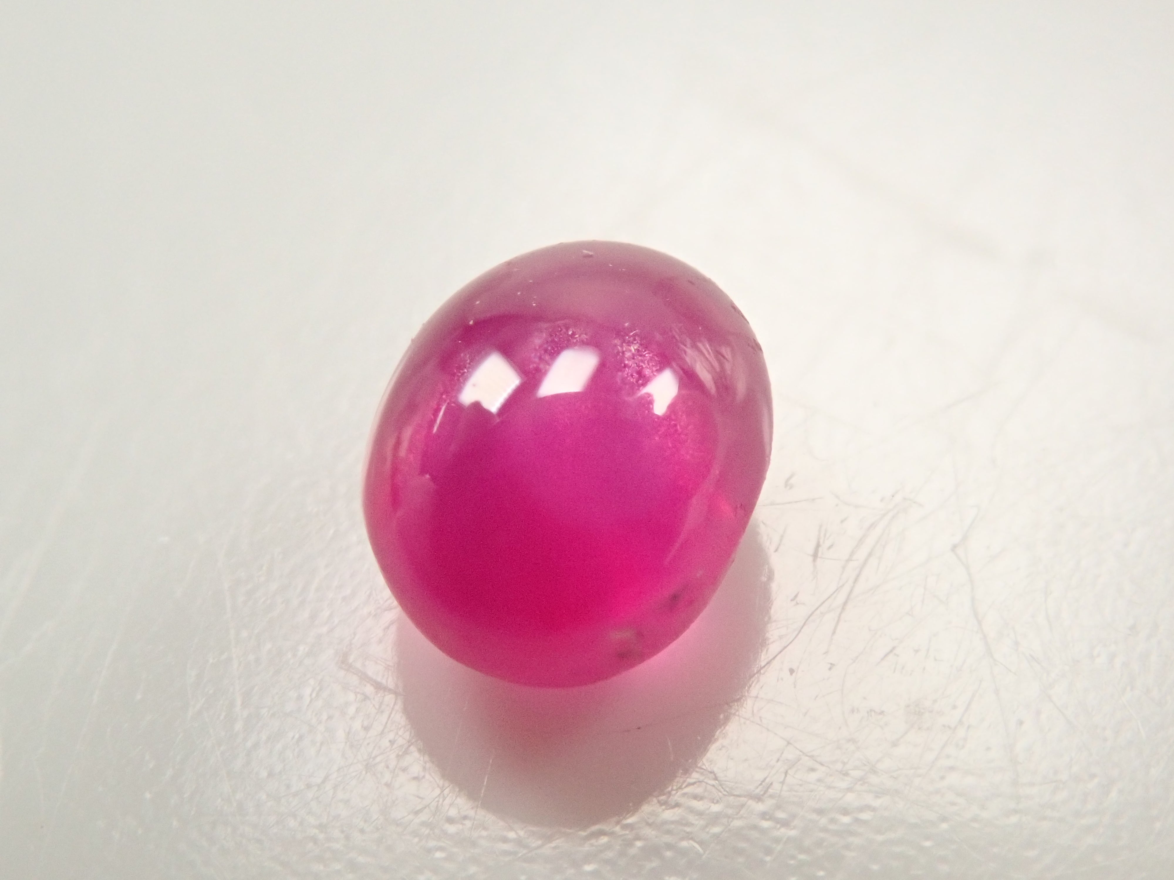 【1/4 22時販売】ミャンマー産非加熱スタールビー 0.617ctルース