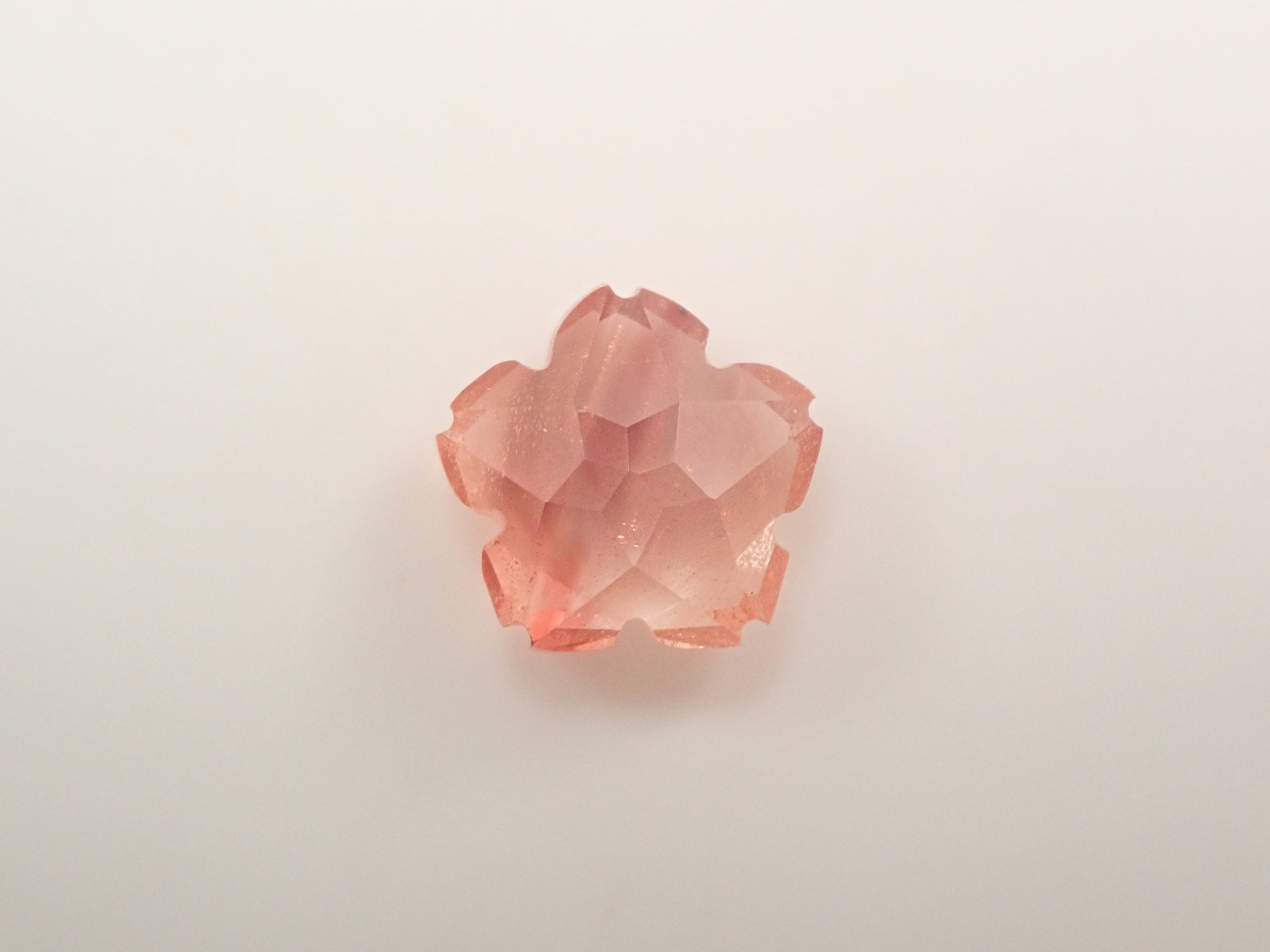 【さくらシェイプ】アメリカ産オレゴンサンストーン 1.201ctルース