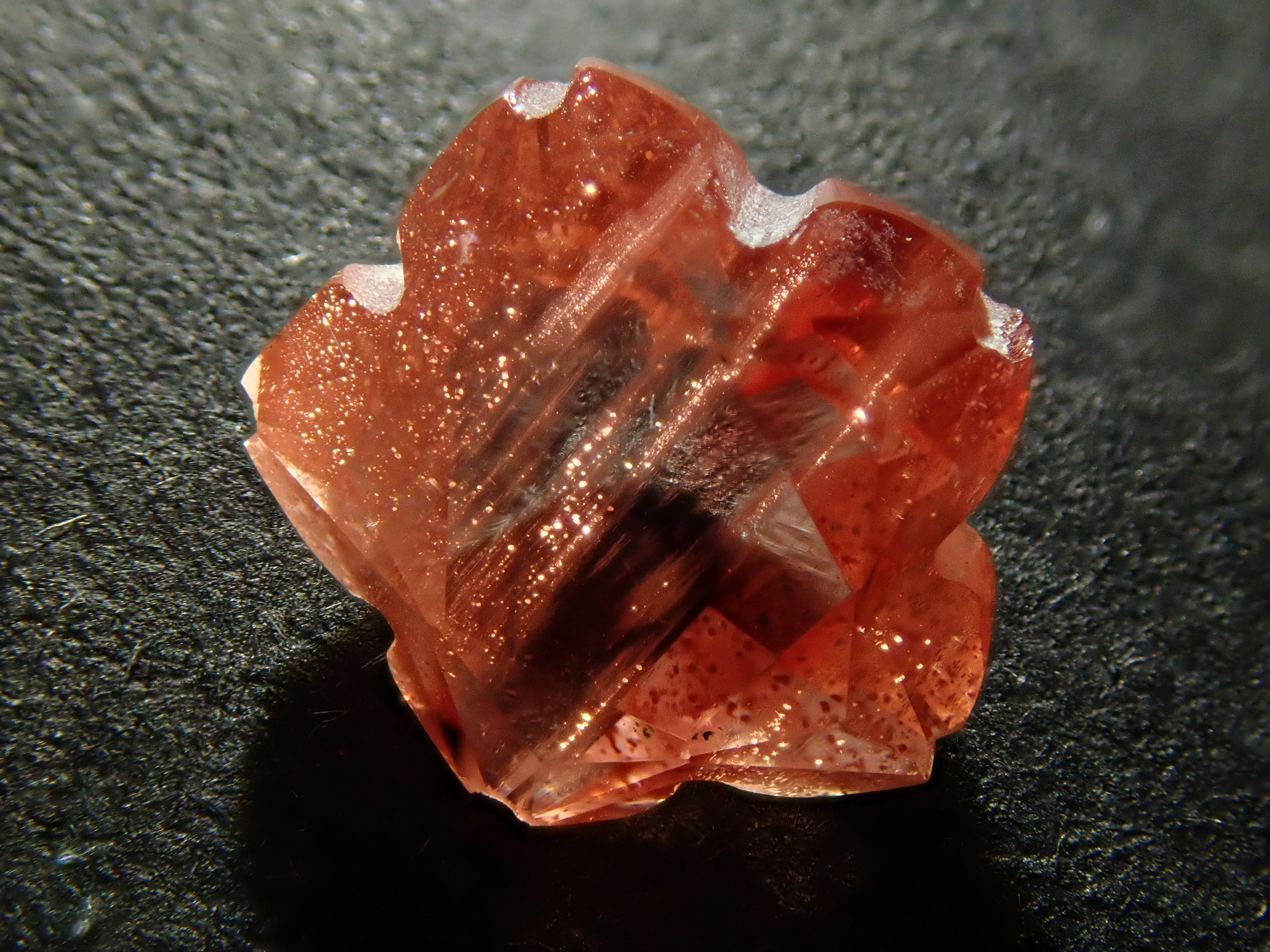 【さくらシェイプ】アメリカ産オレゴンサンストーン 1.201ctルース