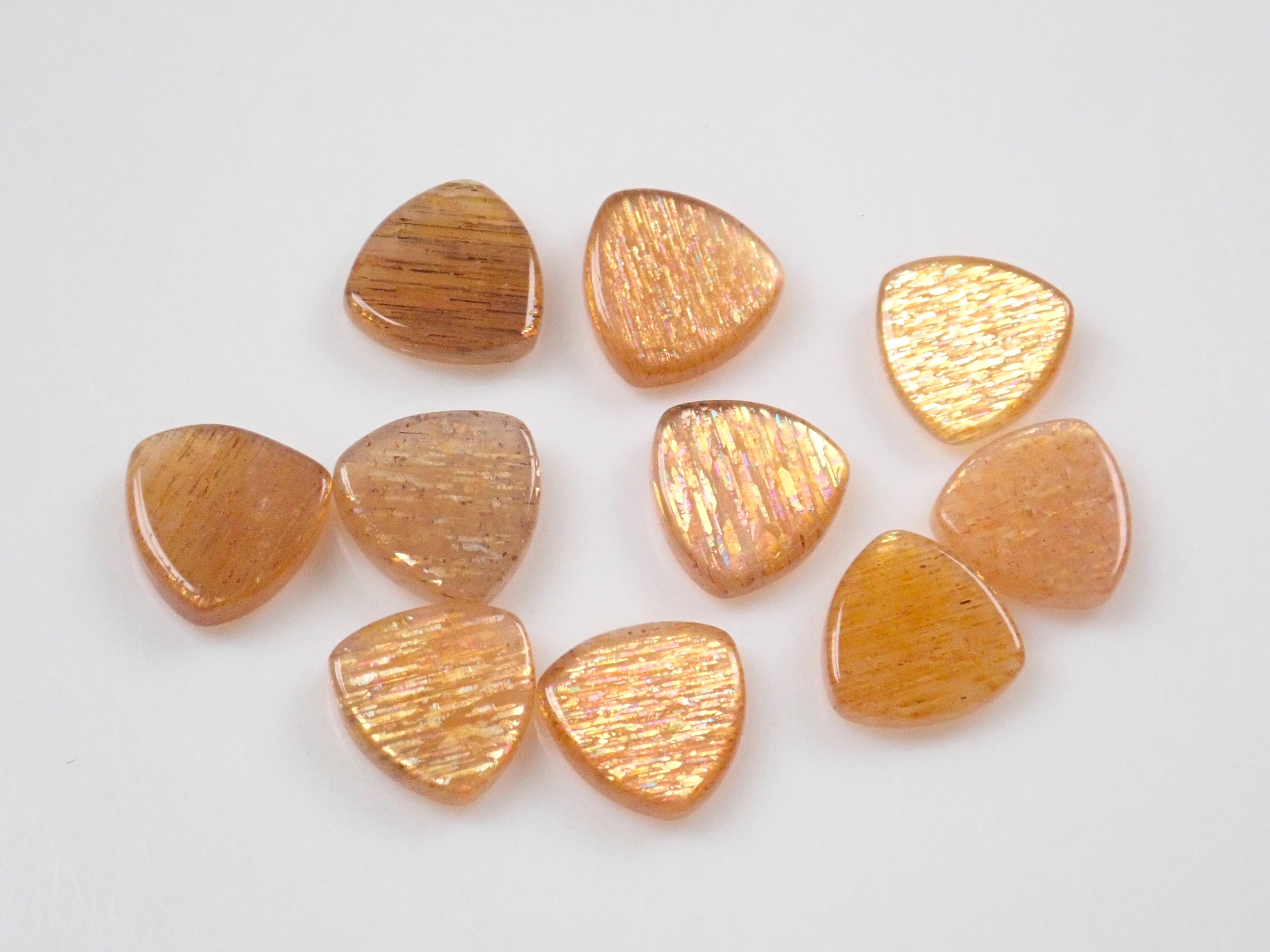 【宝石商の道具】ルーペ(倍率10倍)・ピンセット・ルース2石の4点セット