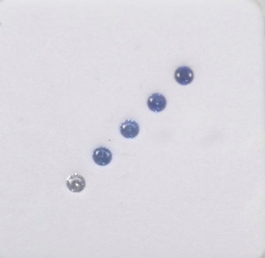 【6/14 22時販売】《限定1セット》ベニトアイトグラデーション5石セット(1.75mm,トップクオリティ含む) 《複数購入割引有》