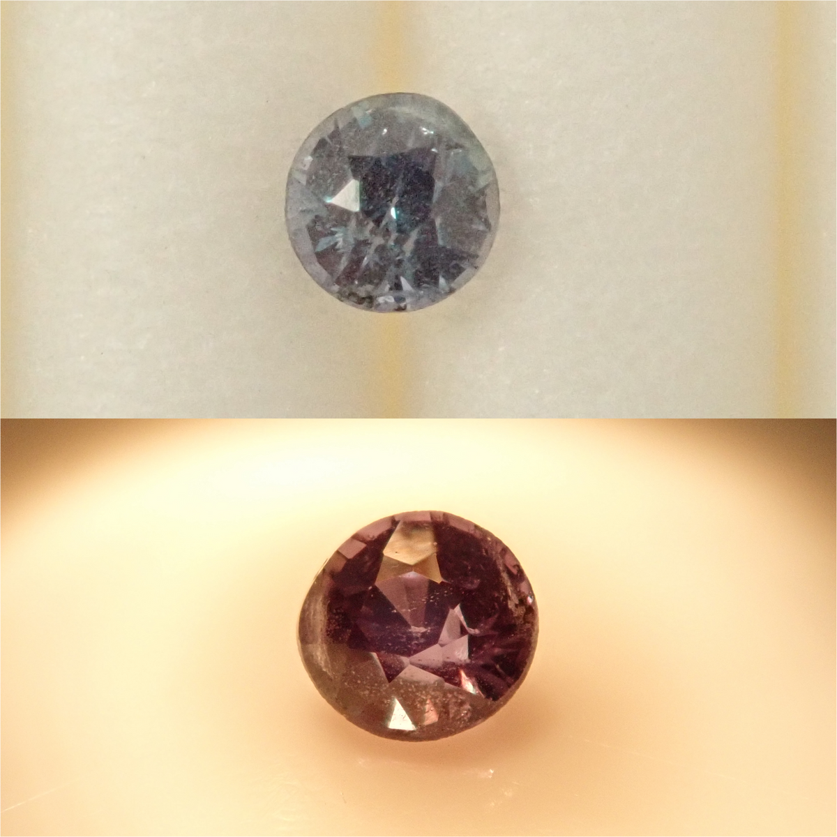 ロシア産アレキサンドライト 2.2mm/0.058ctルース