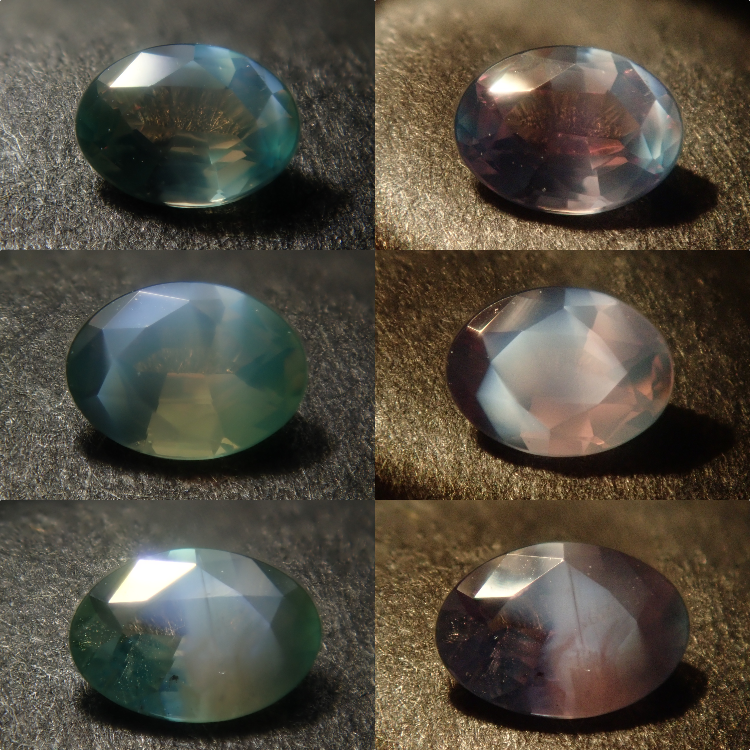Limited 5 Stones: Synthetic Alexandrite Gacha (Princess Cut, 3.5-4.5mm) (Multi-Buy Discount Available)