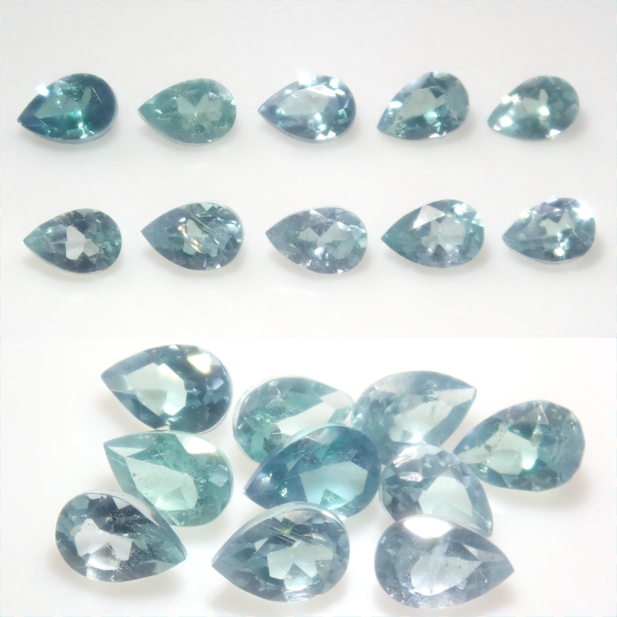 【9/13 22時販売】《限定10石》タンザニア産コーネルピン(ペアシェイプ約3×2mm)《複数購入割引有》