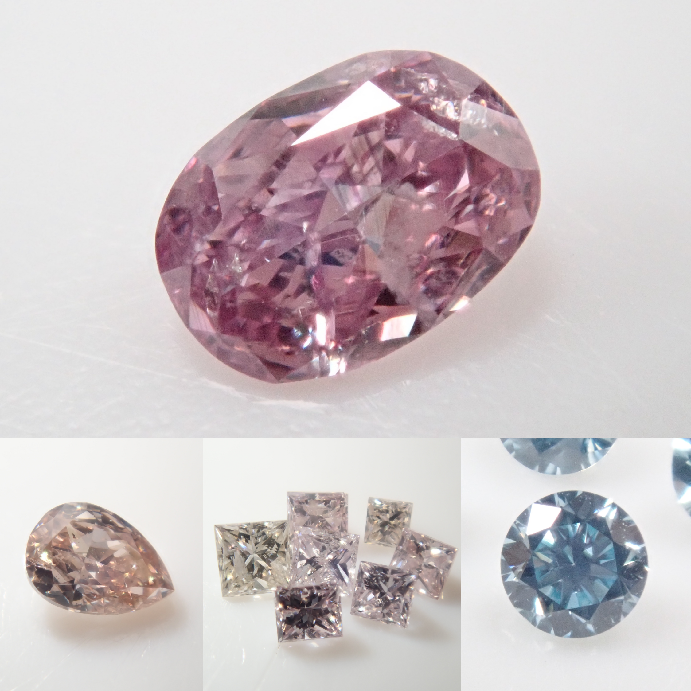 【11/29 22時販売】《限定20石》通常13万円のFANCY INTENSEのピンクダイヤモンド0.086ctを含むダイヤガチャ💎VSクラス相当のアイスブルーダイヤモンドな《複数購入割引有》