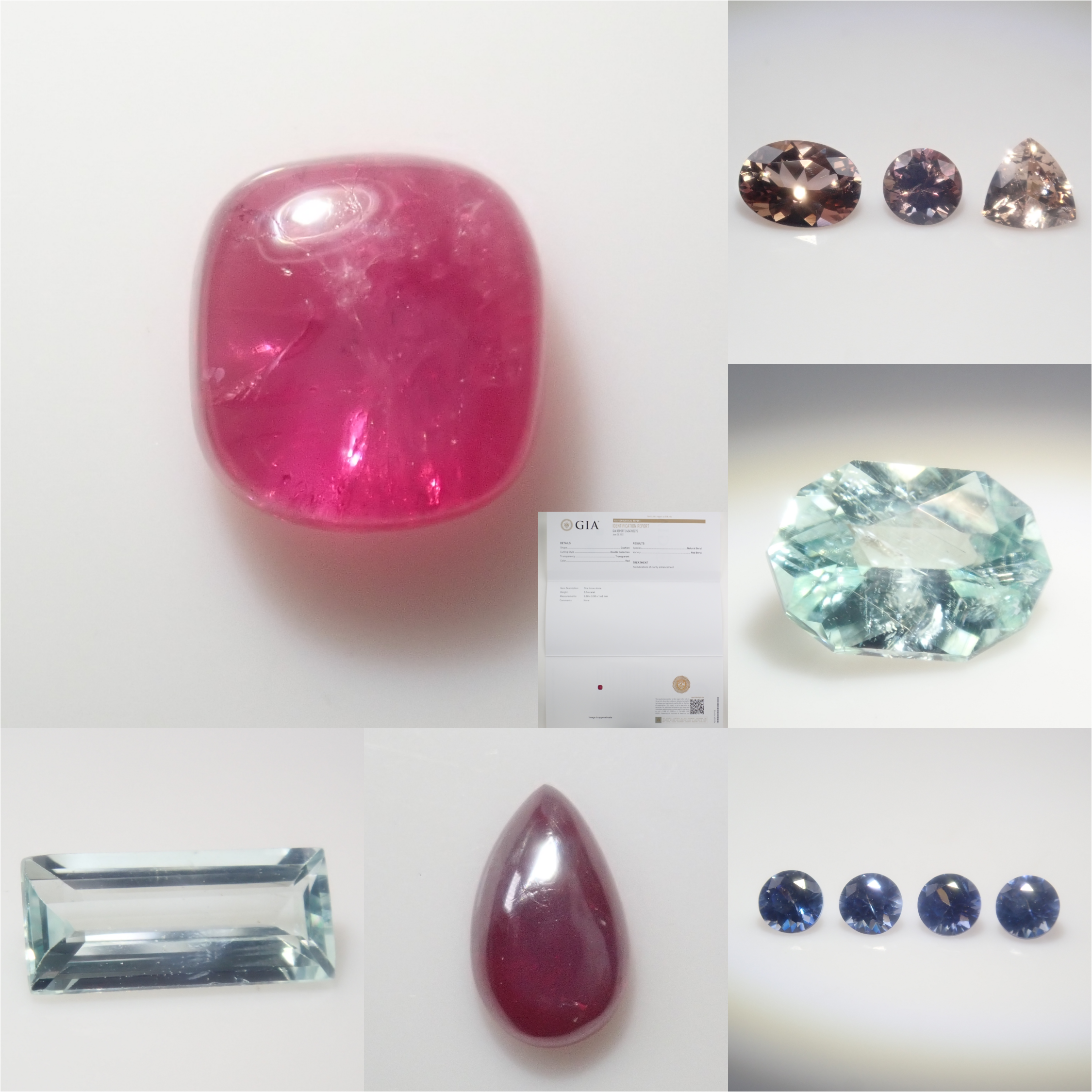 【1/12 22時販売】《限定15石》レアストーンガチャ💎98,000円のノンオイルレッドベリルGIA付き・シンシャ・モザンビーク産パライバトルマリン・ベニトアイトなど《複数購入割引有》