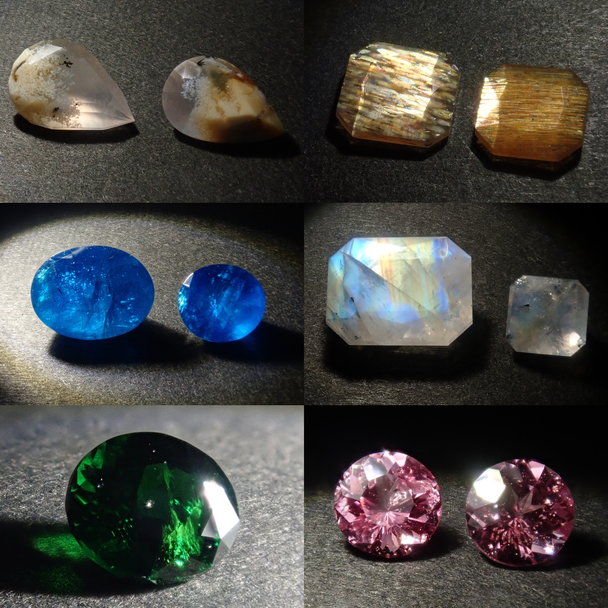 【適合初學者】寶石扭蛋💎 斯里蘭卡拋光工匠Sanjay切割的寶石1塊(鉻碧璽、瑪亨格尖晶石等) 散裝1塊【多買有折扣】
