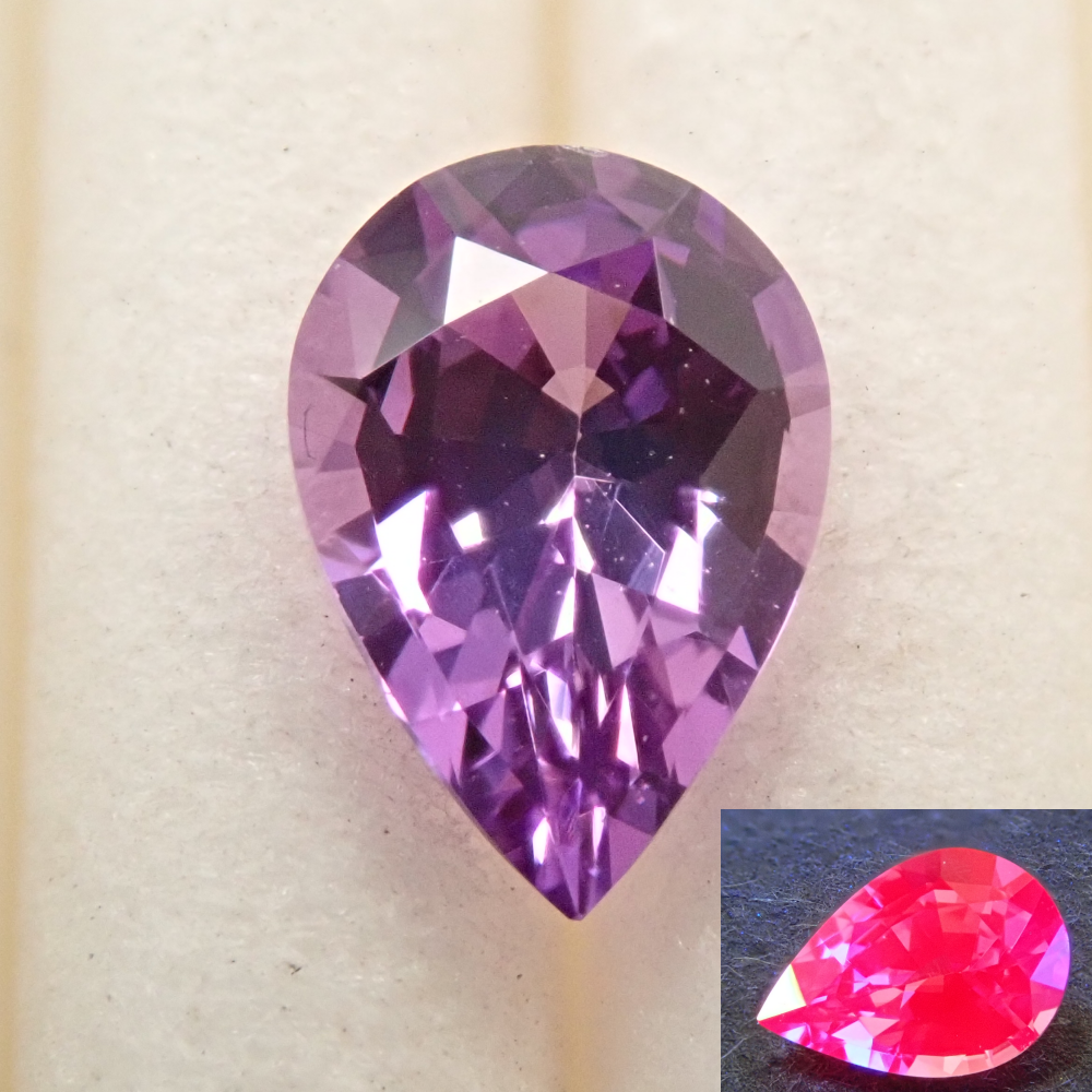 Purple sapphire 0.440ct loose stone