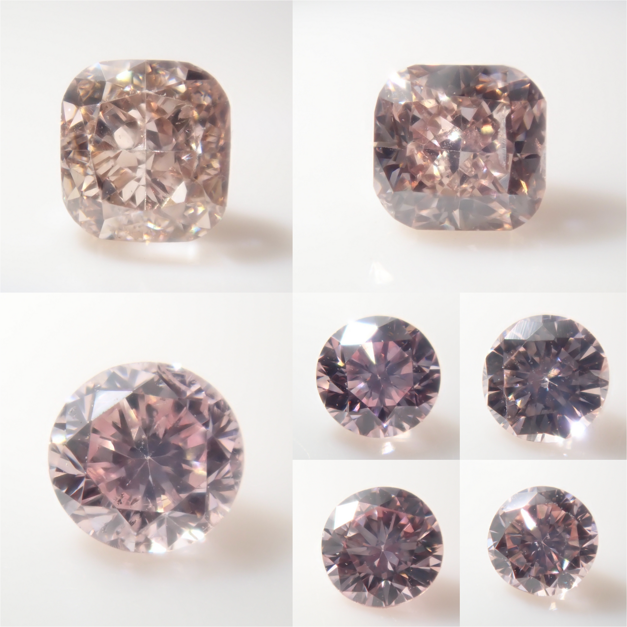 限定7石》ピンクダイヤガチャ💎Fancy Orangy Pink0.188ctなど