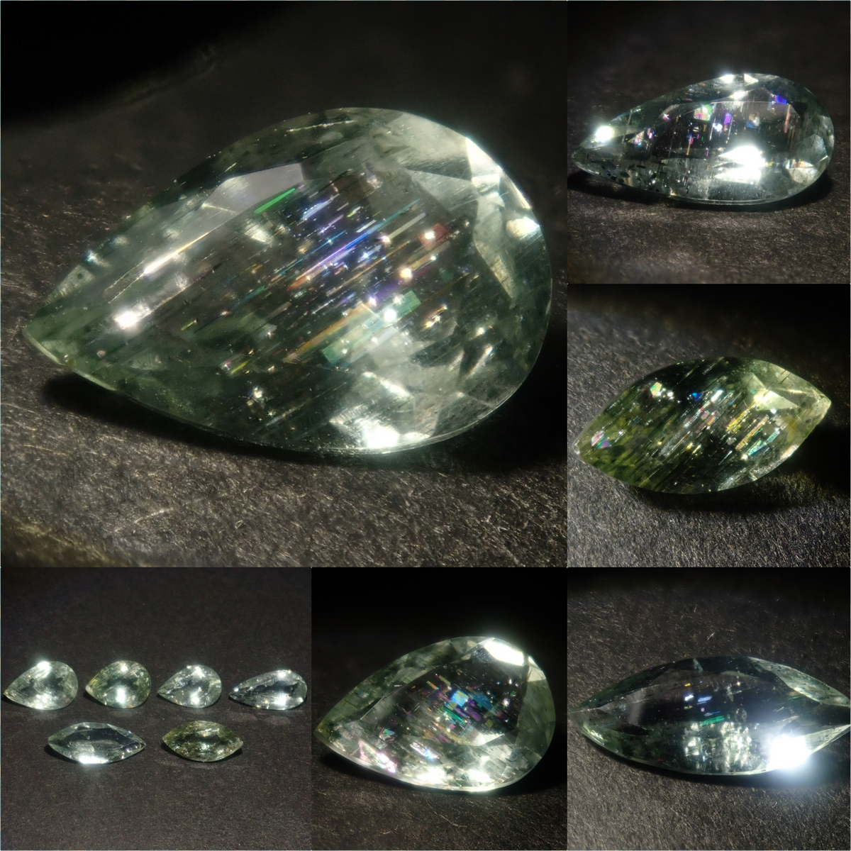 【9/22:00 Release】 《6 Stones Only》 Moss Green Beryl Gacha, Avg. 1.07ct 《Multi-buy discounts available》
